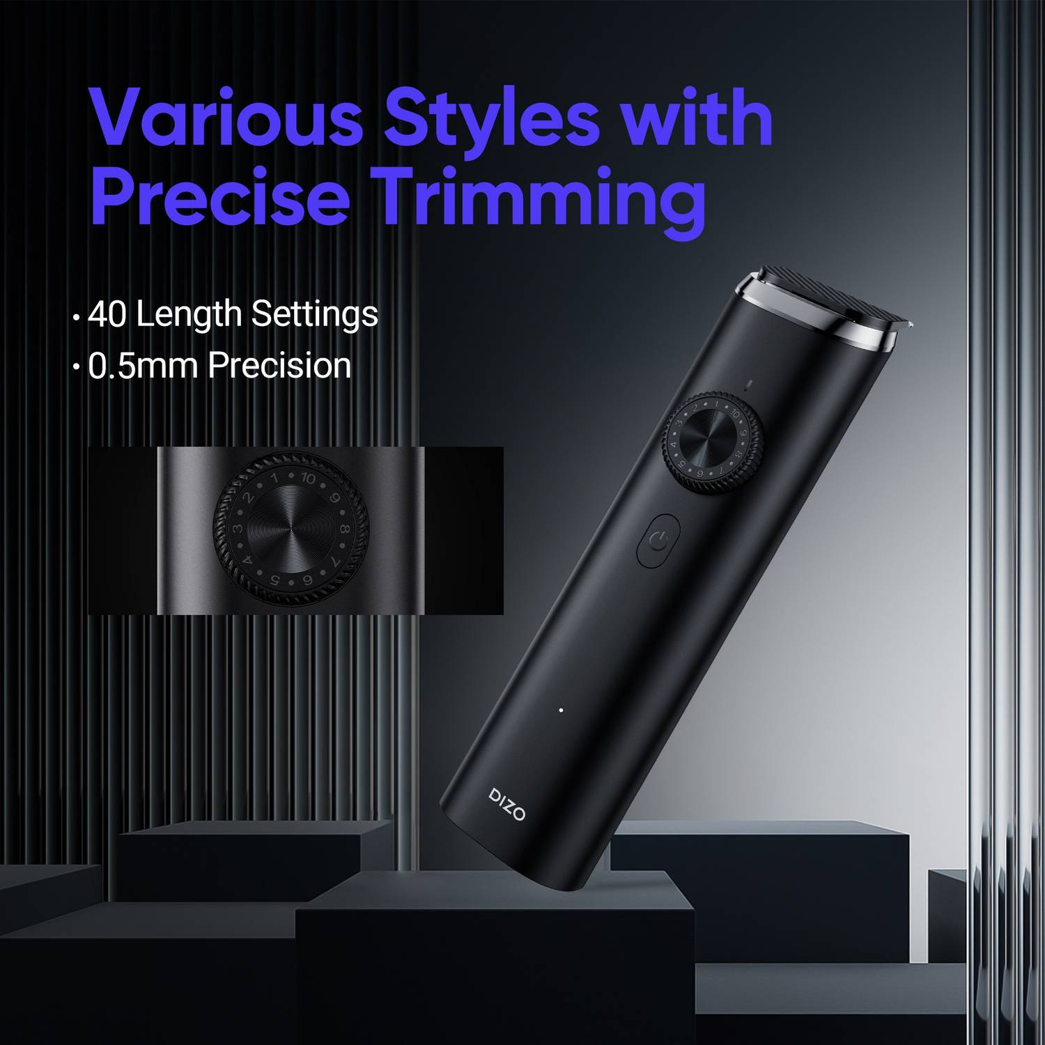 DIZO by realme TechLife DT2126 Fully Waterproof Trimmer 240 min