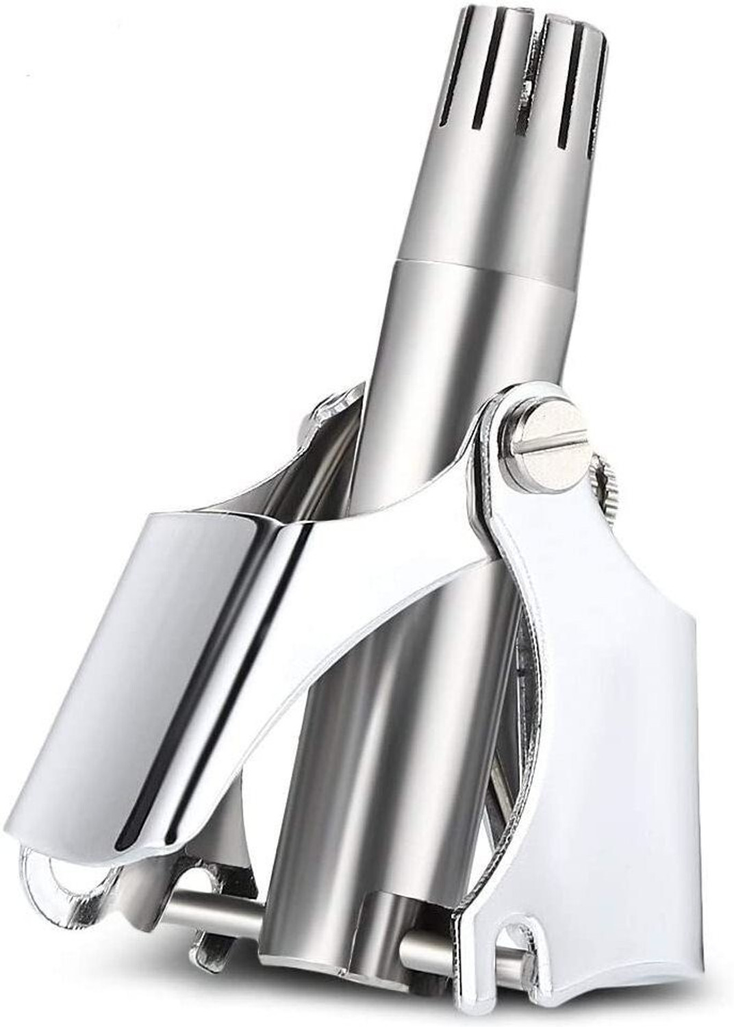Image of Queue New Manual Nose & Ear Hair Trimmer for Men & Women Best Quality Stainless Steel Nose Hair Remover Trimmer 10 min Runtime 2 Length Settings