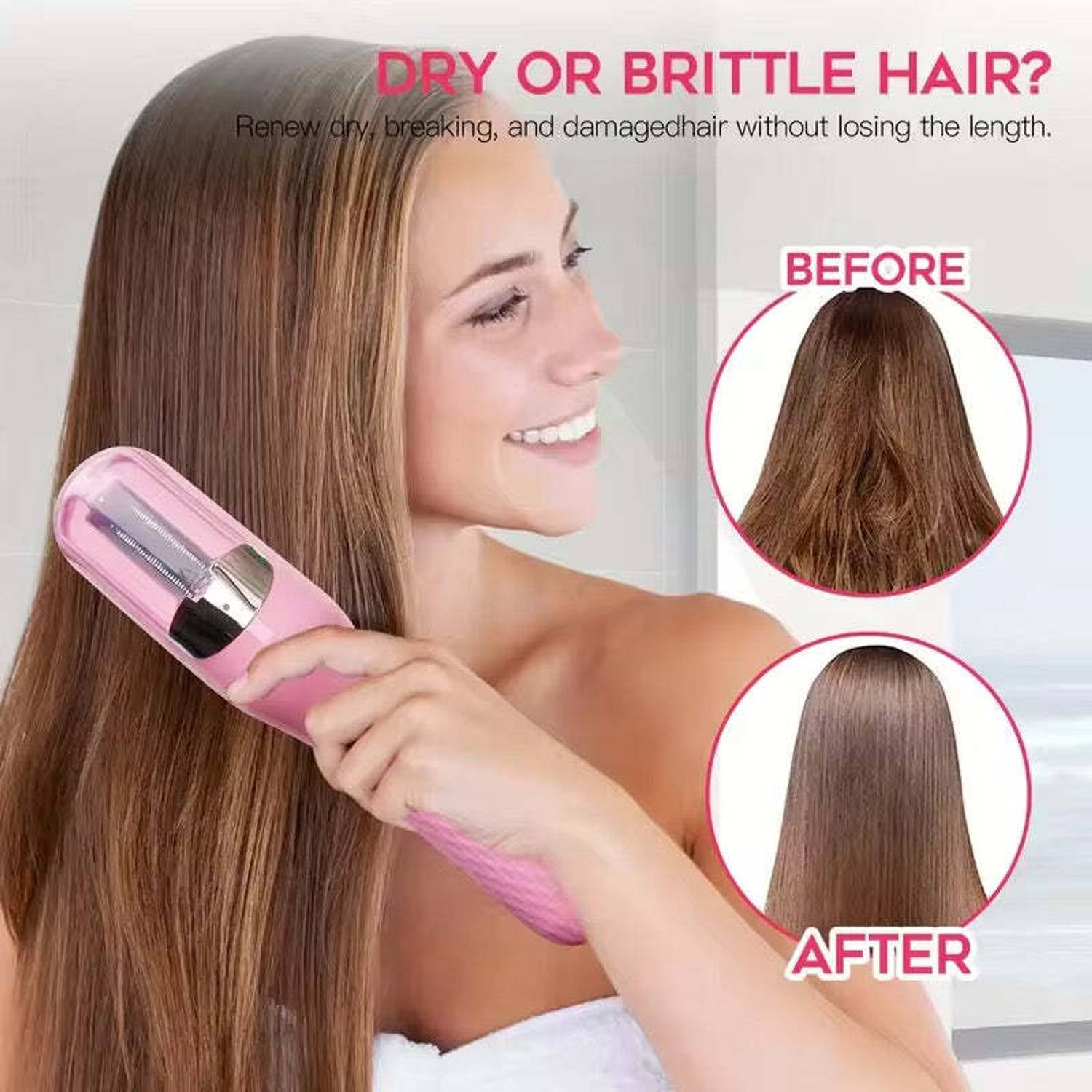 Viaaro 6668 Trimmer 120 min Runtime Pink - Image 2