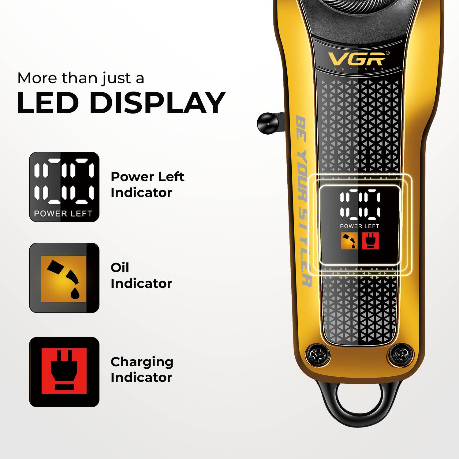VGR VL-786 Professional Hair Clipper Trimmer - Image 4