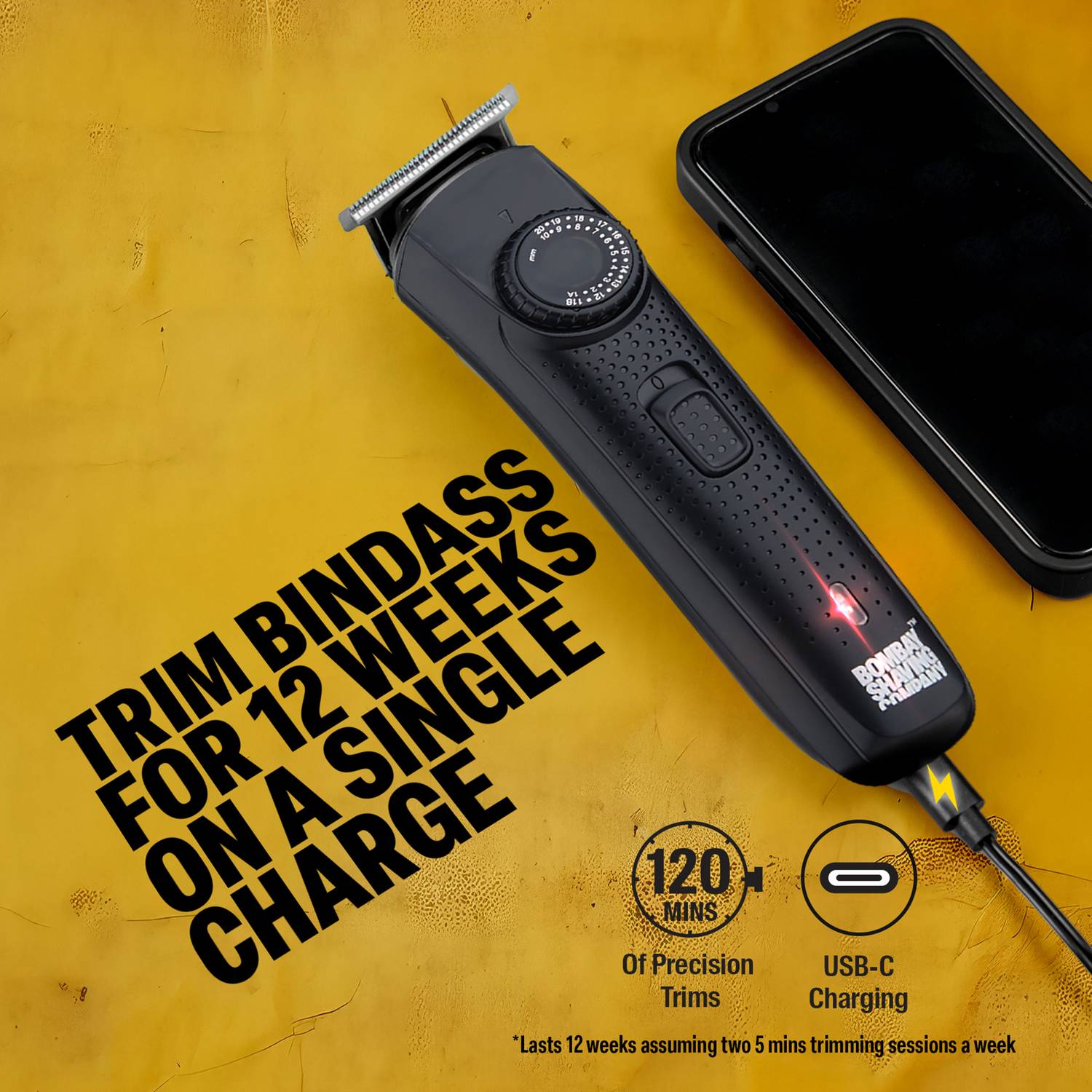 BOMBAY SHAVING COMPANY Power Styler Edge Beard Trimmer - Image 5