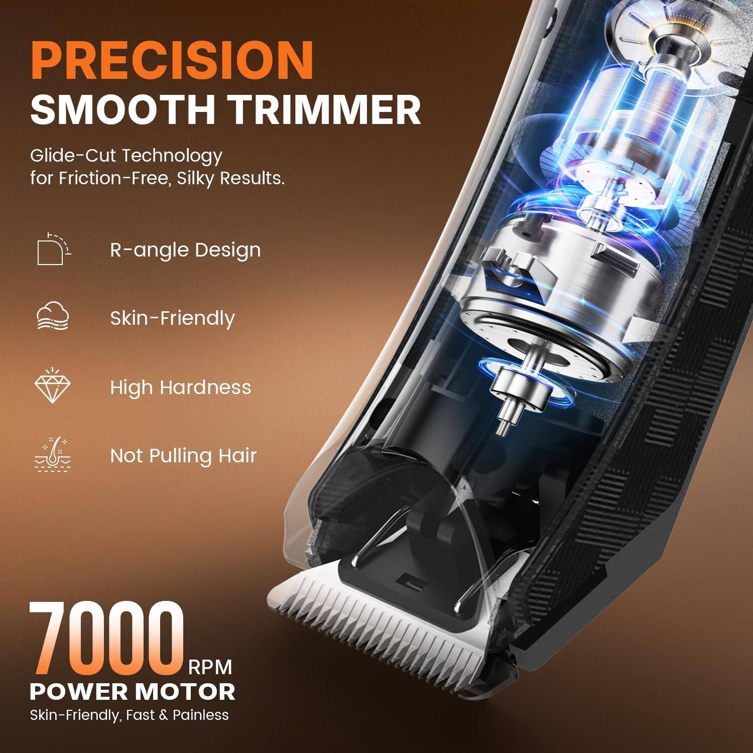 PRITECH PR-8003 Body Hair Trimmer for Men - Image 2
