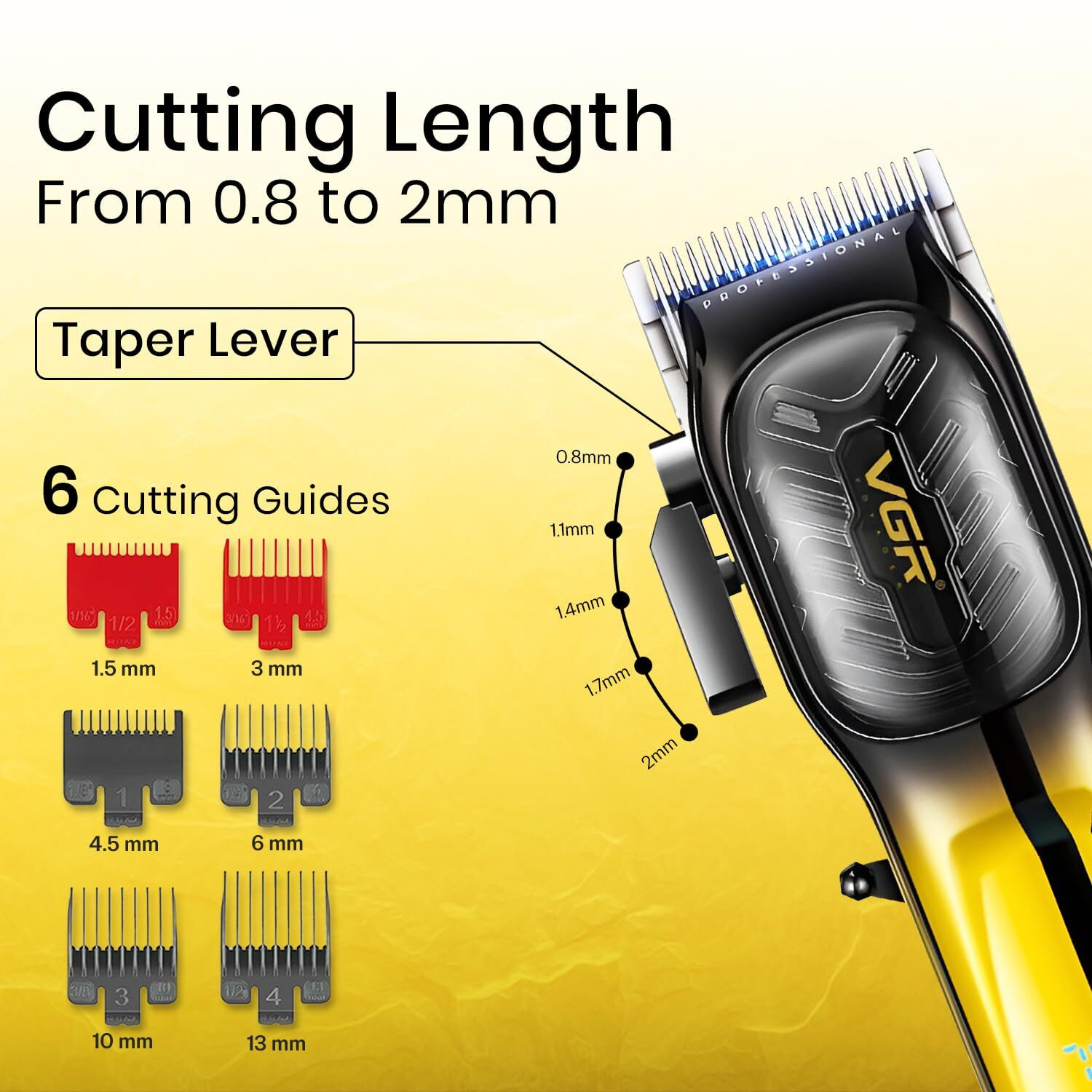 Image of VGR V-654 Grooming Kit 200 min Runtime 7 Length Settings