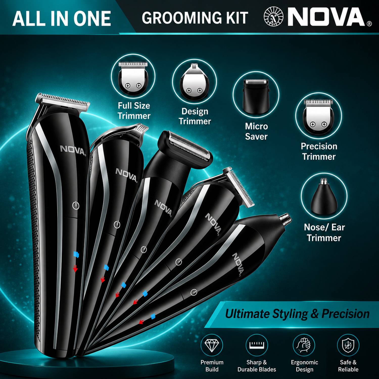 NOVA NG 1152-05 USB Trimmer - Image 2