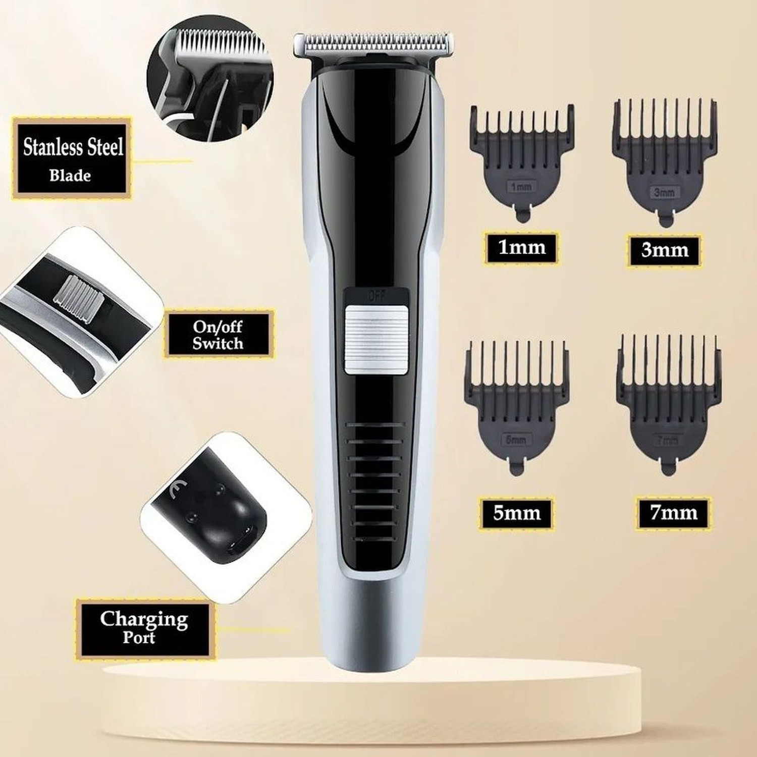 Image of EDENSCOPE Trimmer packof 1 asfa--530 Trimmer 45 min Runtime 4 Length Settings