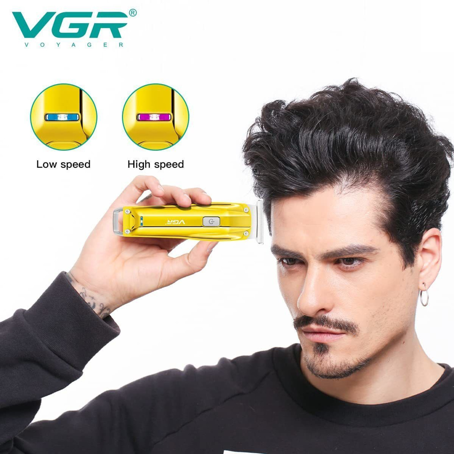 Image of VGR V-955 Trimmer 100 min Runtime 3 Length Settings