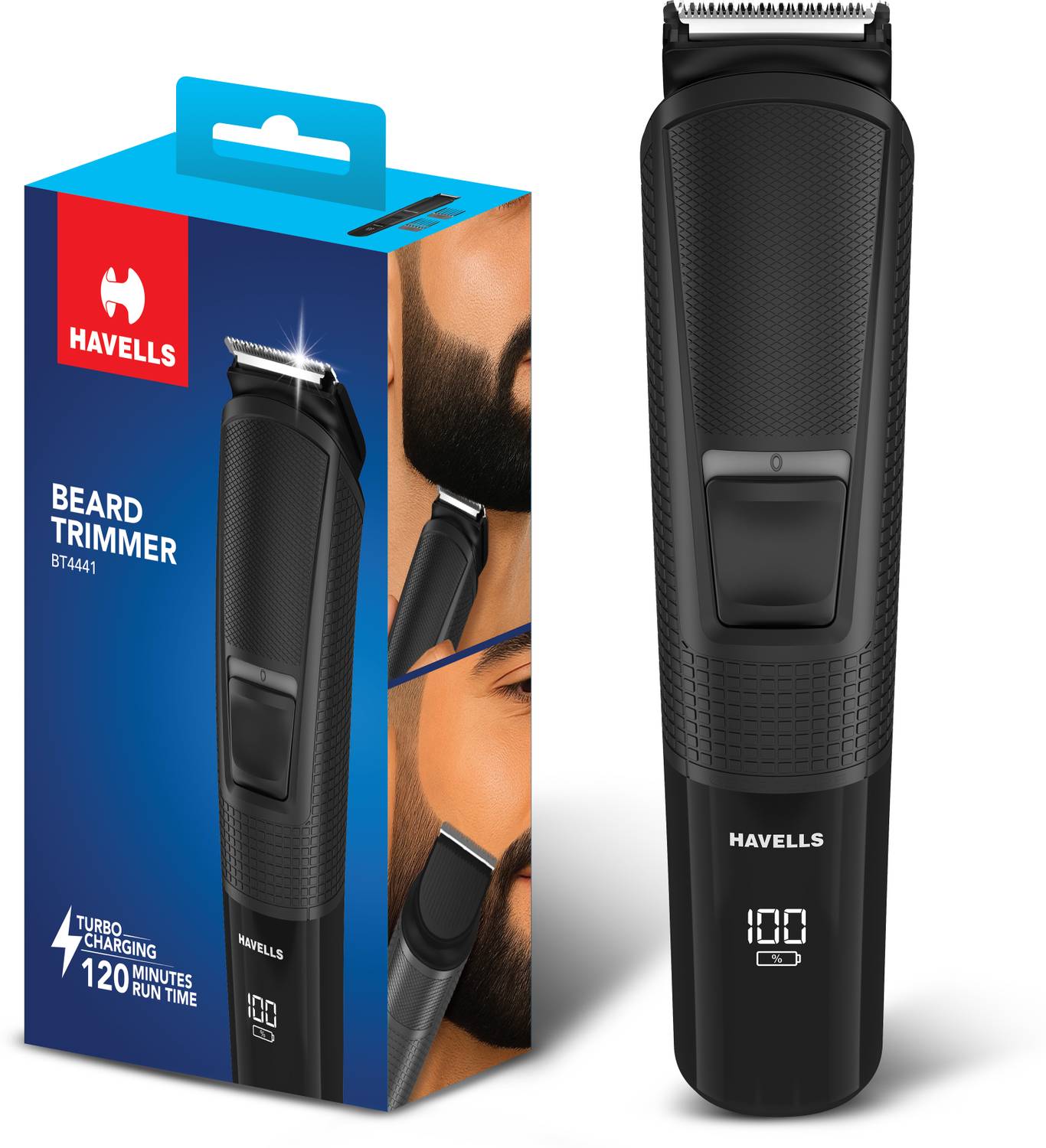 HAVELLS BT4441 Trimmer 120 min Runtime 9 Length Settings