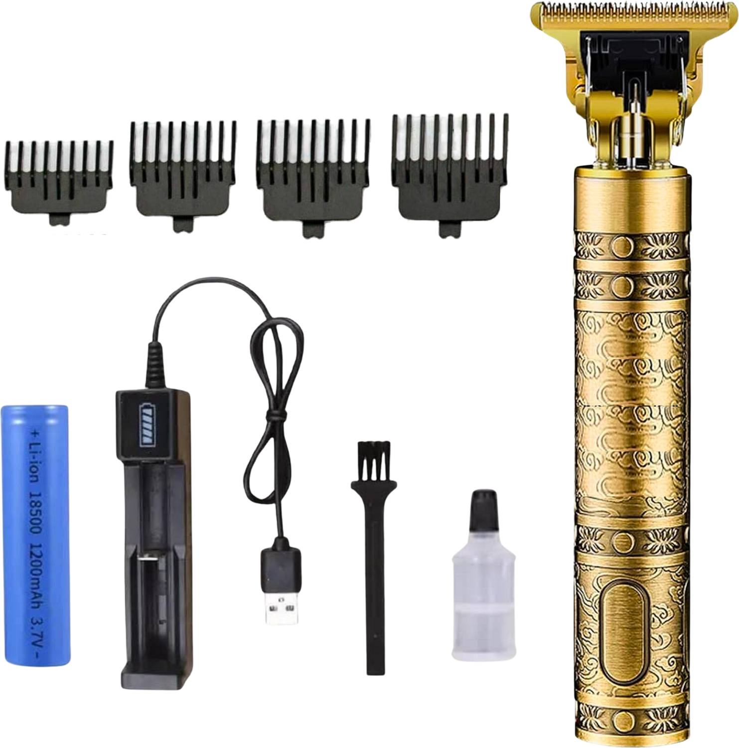 LICHEE Professional Beard, Mustache, Head and Body Hair Golden Shaver - Image 1