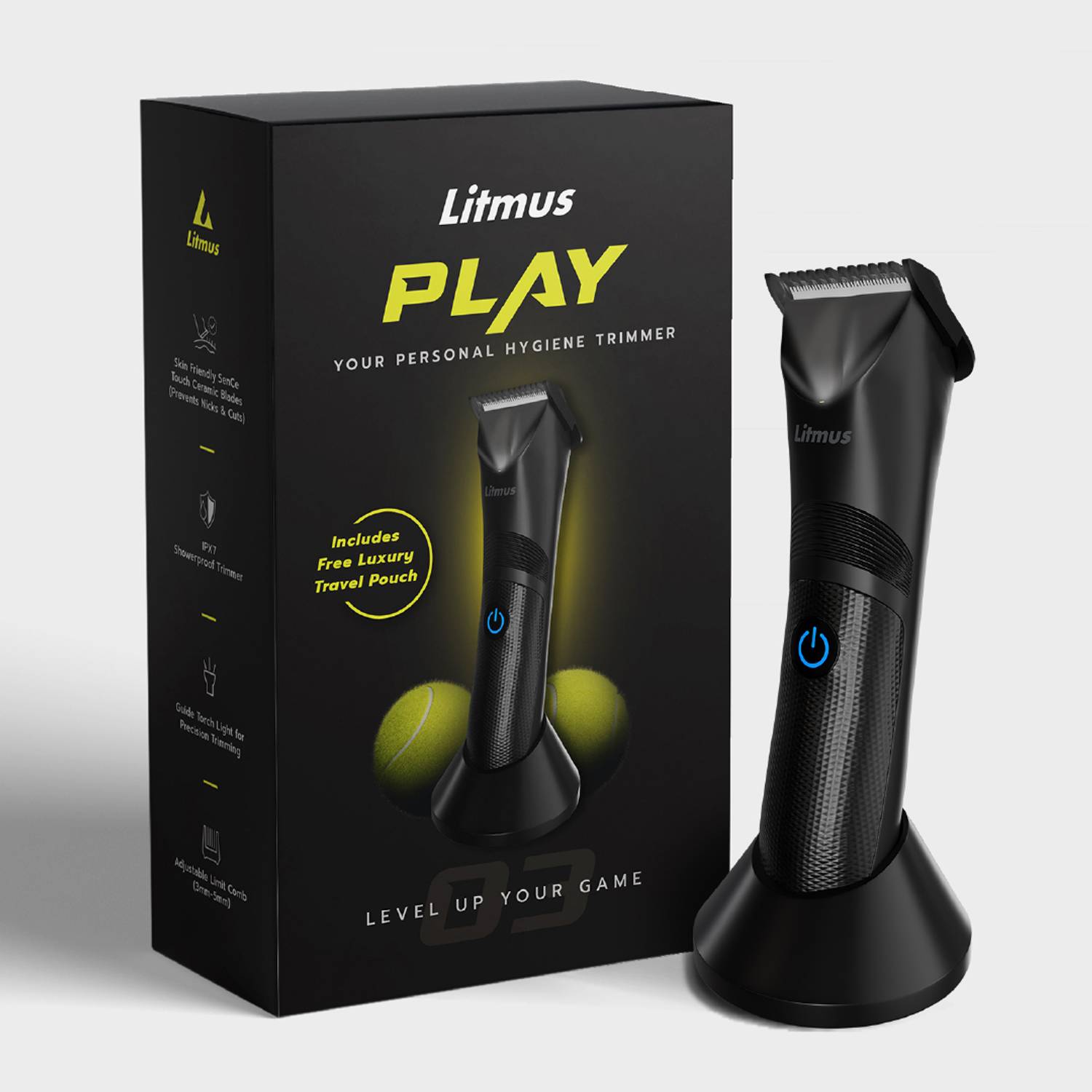 Litmus PLAY 03 Body Groomer (Matte Black)