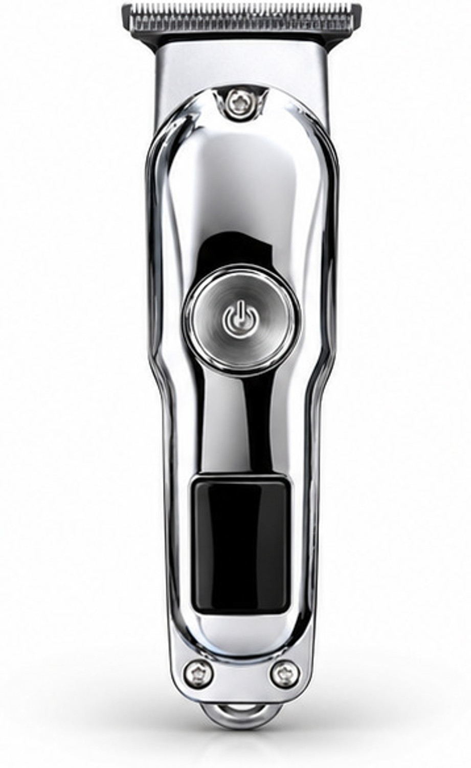 Image of THE OM ENTERPRISE V-071. Trimmer 120 min Runtime 4 Length Settings Chrome Metallic Precision 1.3 Fully Waterproof Trimmer 120 min Runtime 4 Length Settings (Silver)