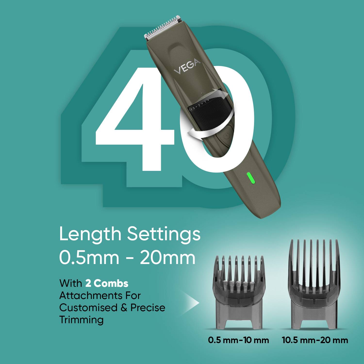 VEGA Power Series P-1 Beard Trimmer 160 min - Image 4