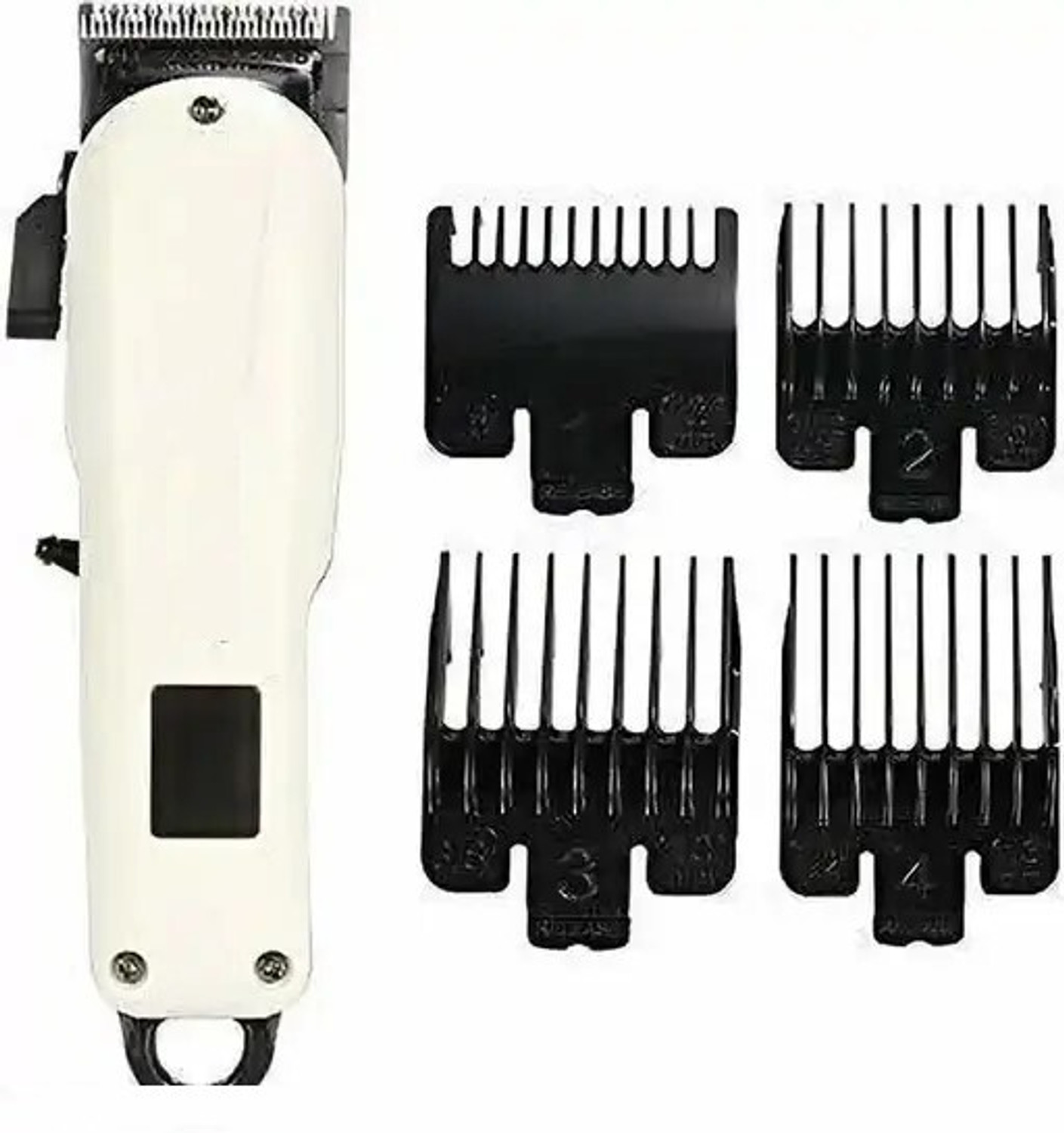 Image of KEMMIE 809a k.m Professional Hair.Clipper with LED Display Trimmer 240 min Runtime 4 Length Settings