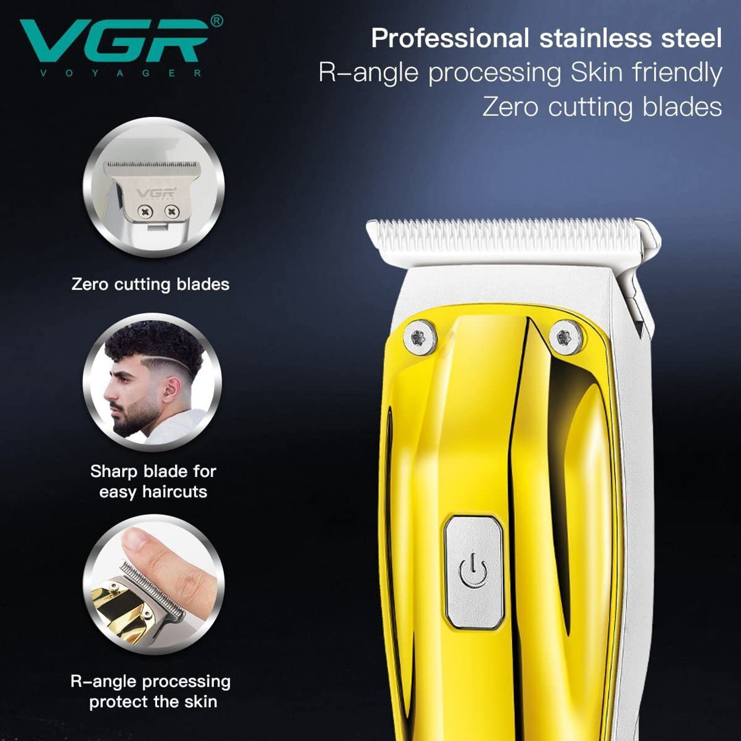 Image of VGR V-955 Trimmer 100 min Runtime 3 Length Settings