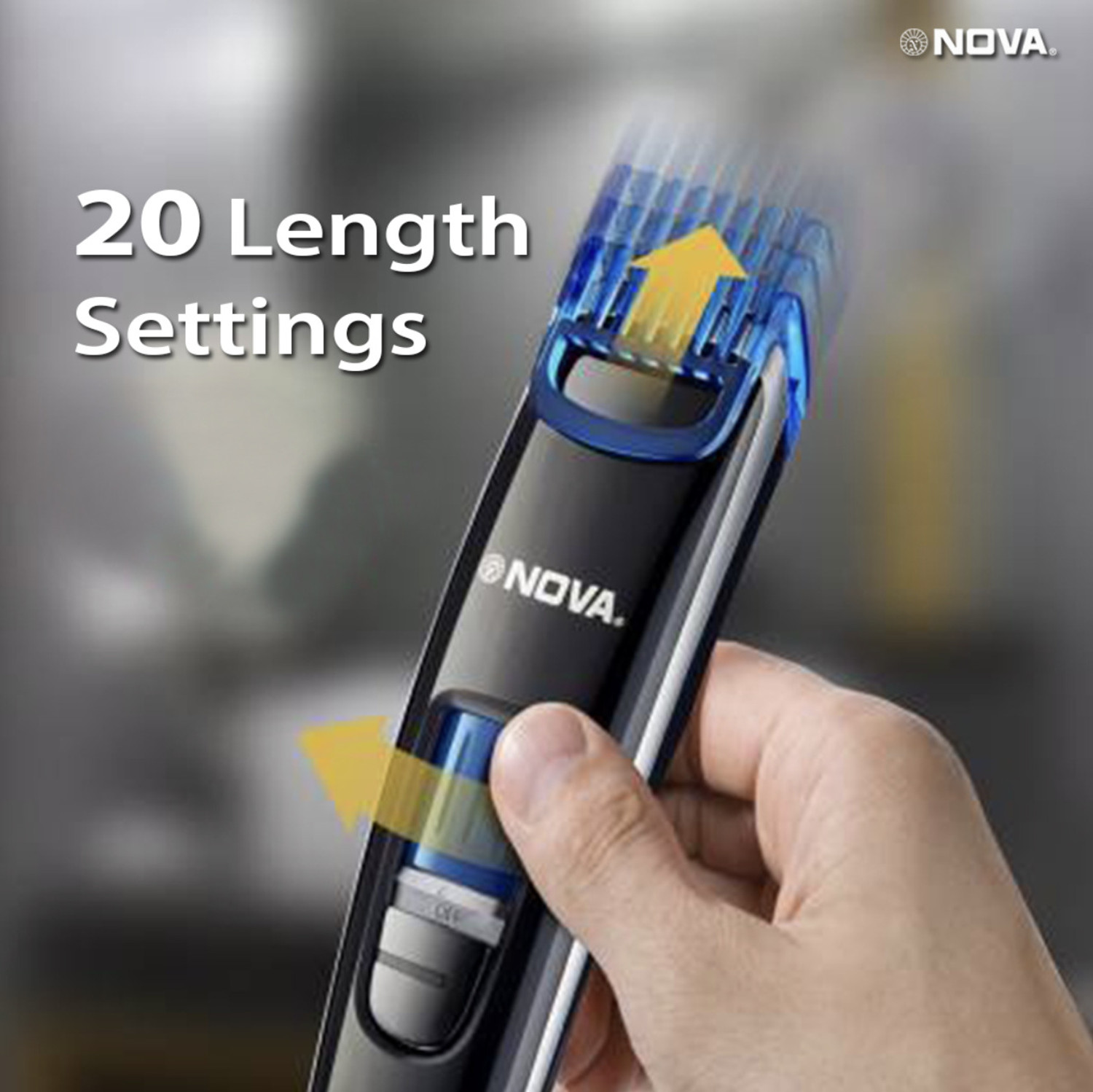 Image of NOVA 1085 Trimmer 45 min Runtime 20 Length Settings