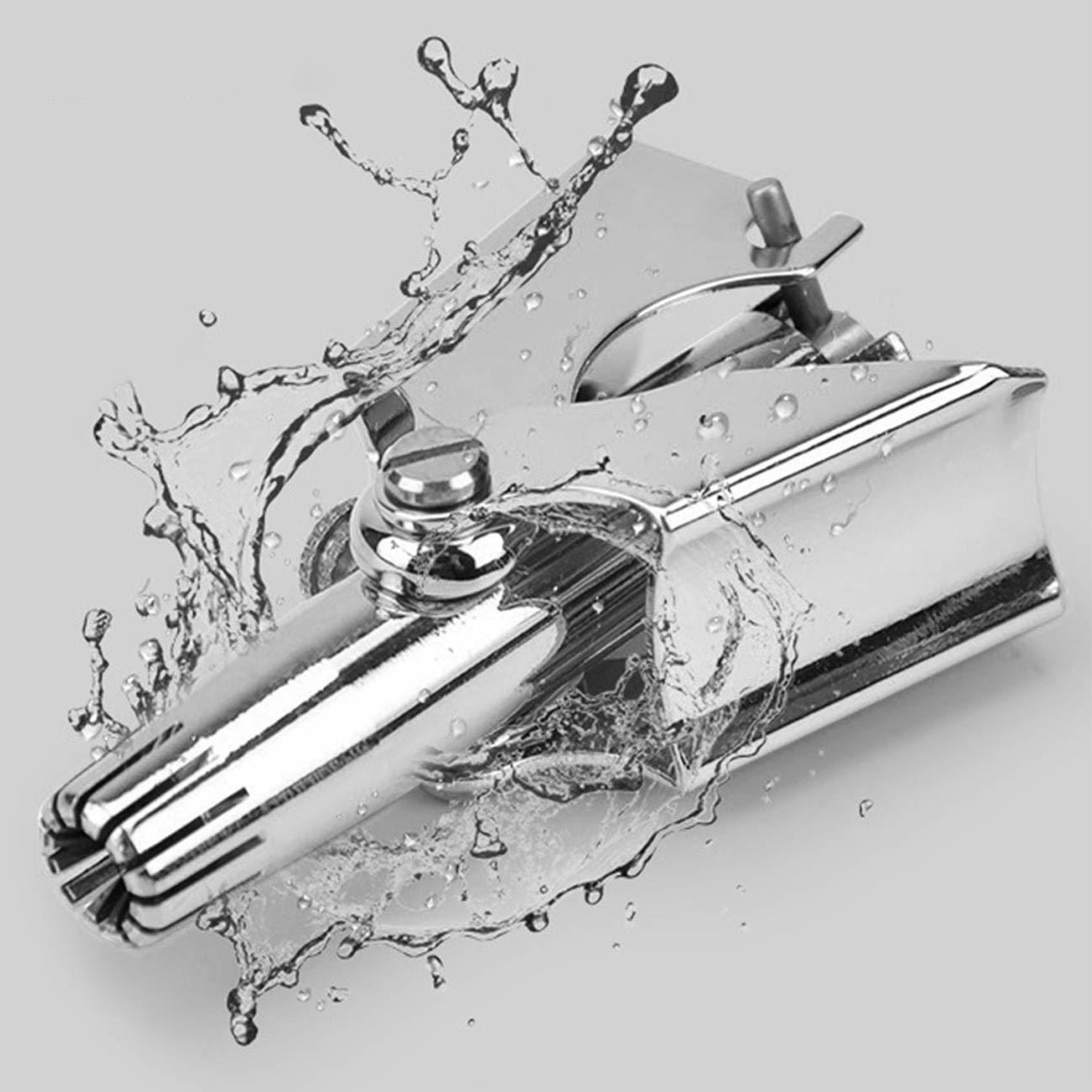 Image of Dhupgarh Nose & Ear Hair Trimmer for Men & Women - Stainless Steel Painless Hair Remover Trimmer 0 min Runtime 2 Length Settings