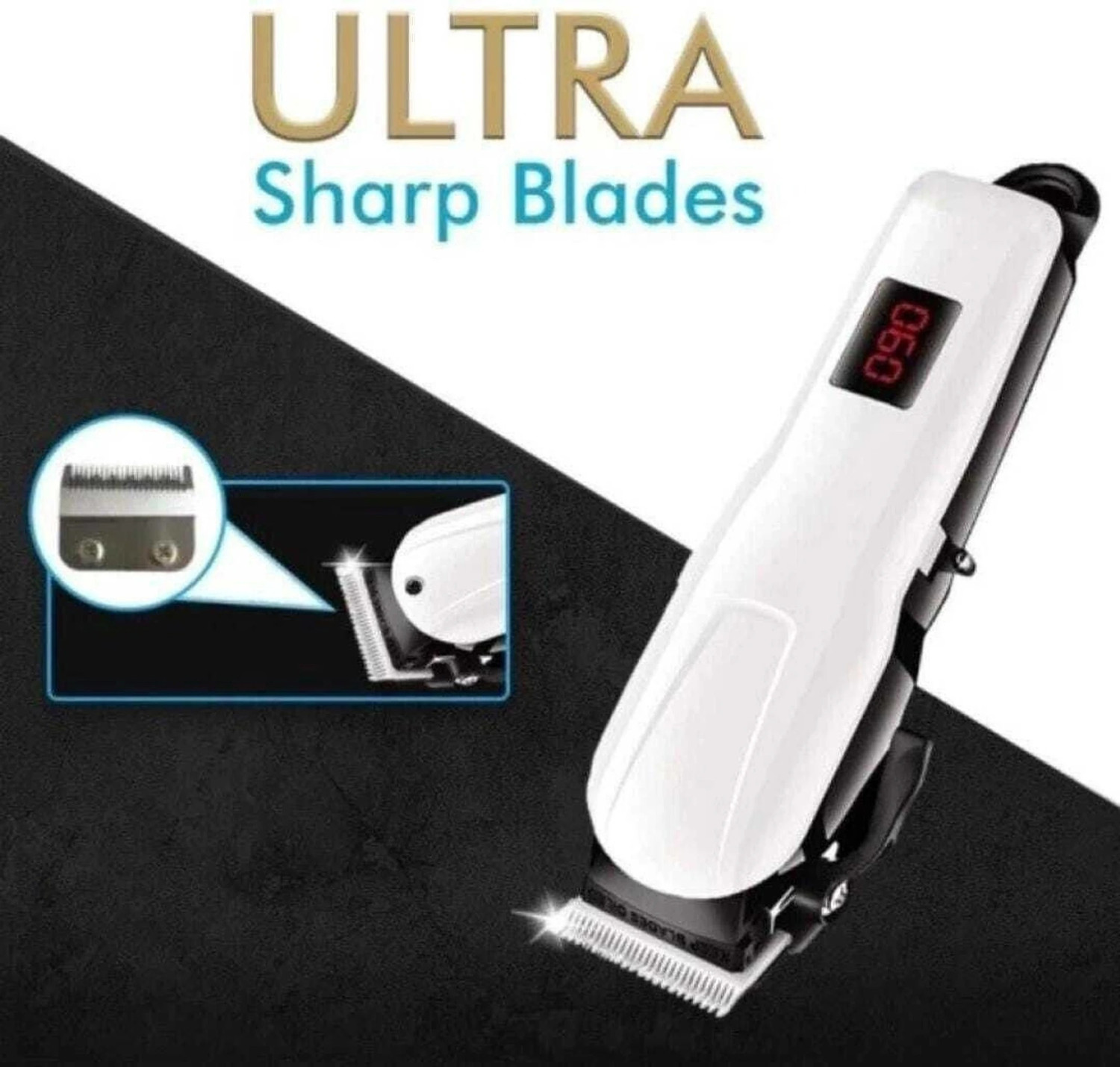 Image of Zeno volt 8088 Chargeable Beard Moustache Trimmer Powerful Hair Clipper Razor Waterproof Trimmer 240 min Runtime 5 Length Settings