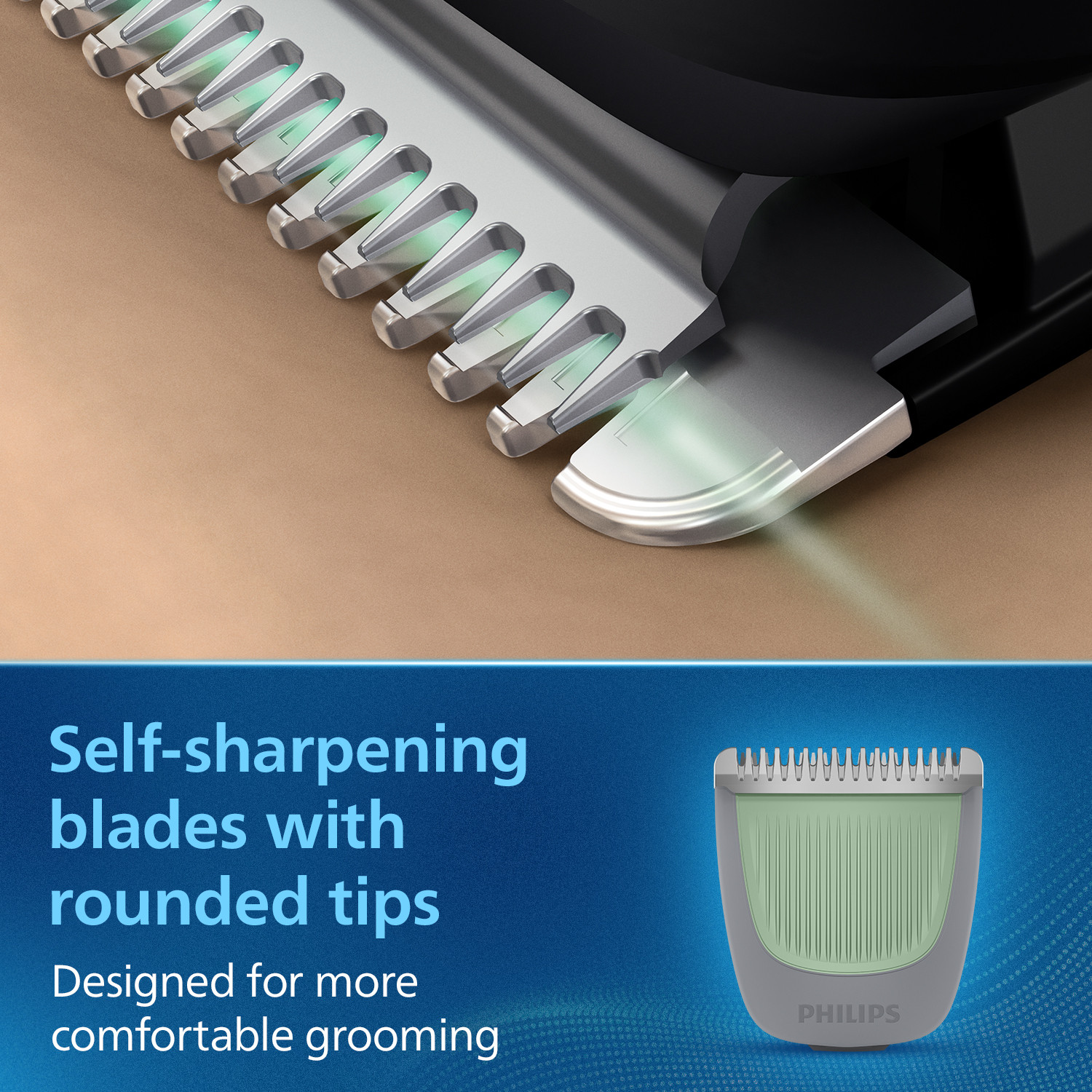 Image of PHILIPS MG3911 /15 Fully Waterproof Trimmer 60 min Runtime 5 Length Settings