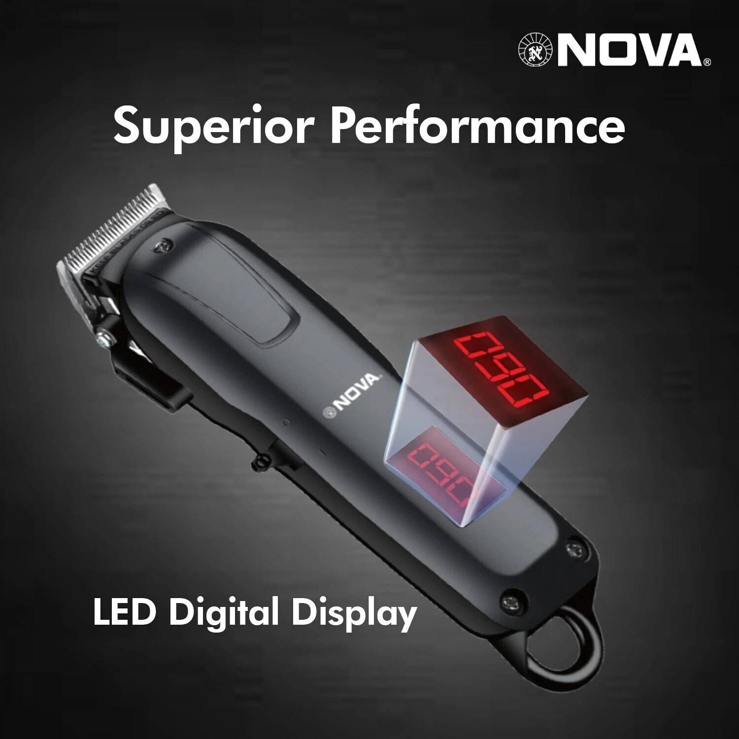 NOVA NHT 1083 Cordless Hair Clipper Trimmer - Image 2