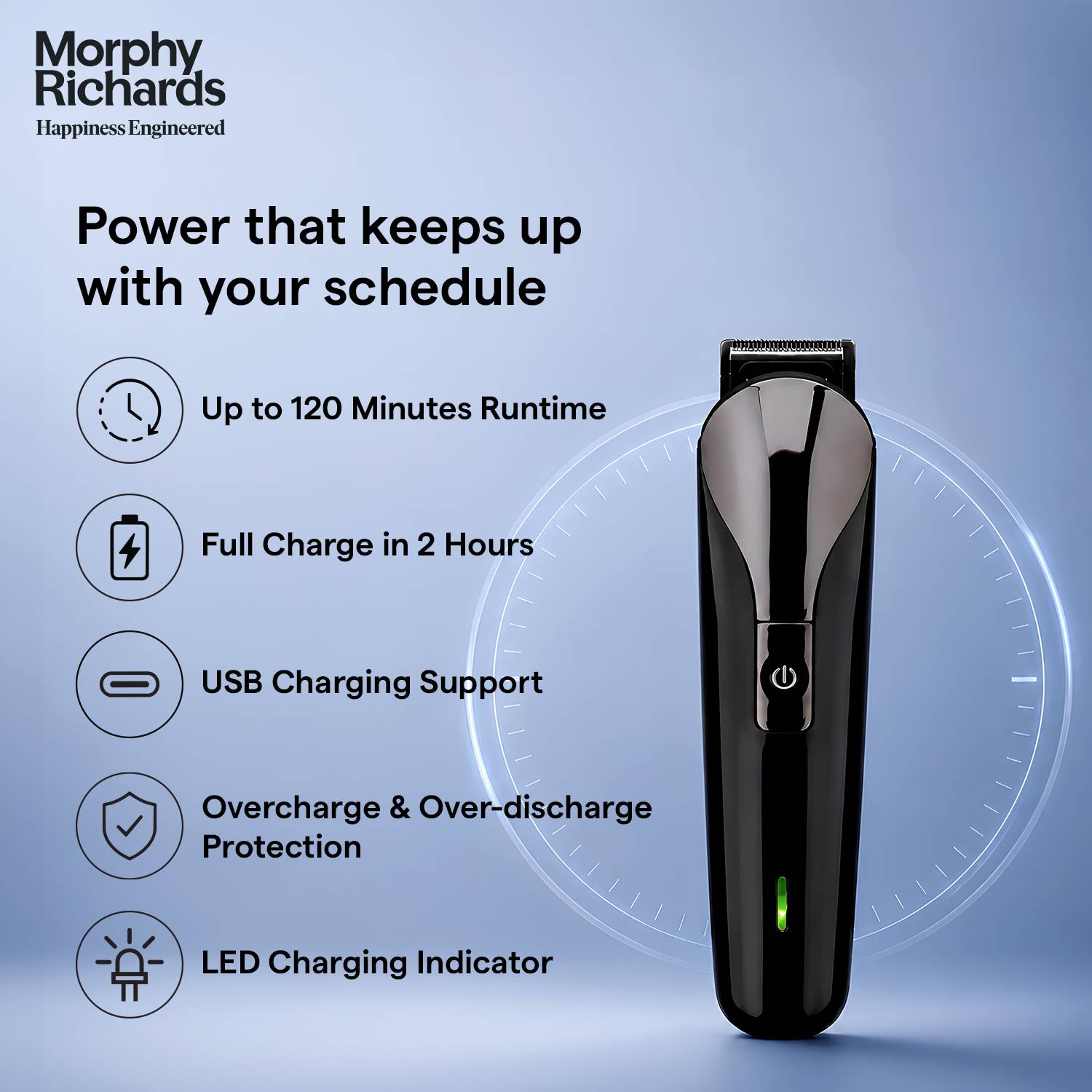 Morphy Richards Kingsmen Body Groomer 120 min Runtime - Image 5