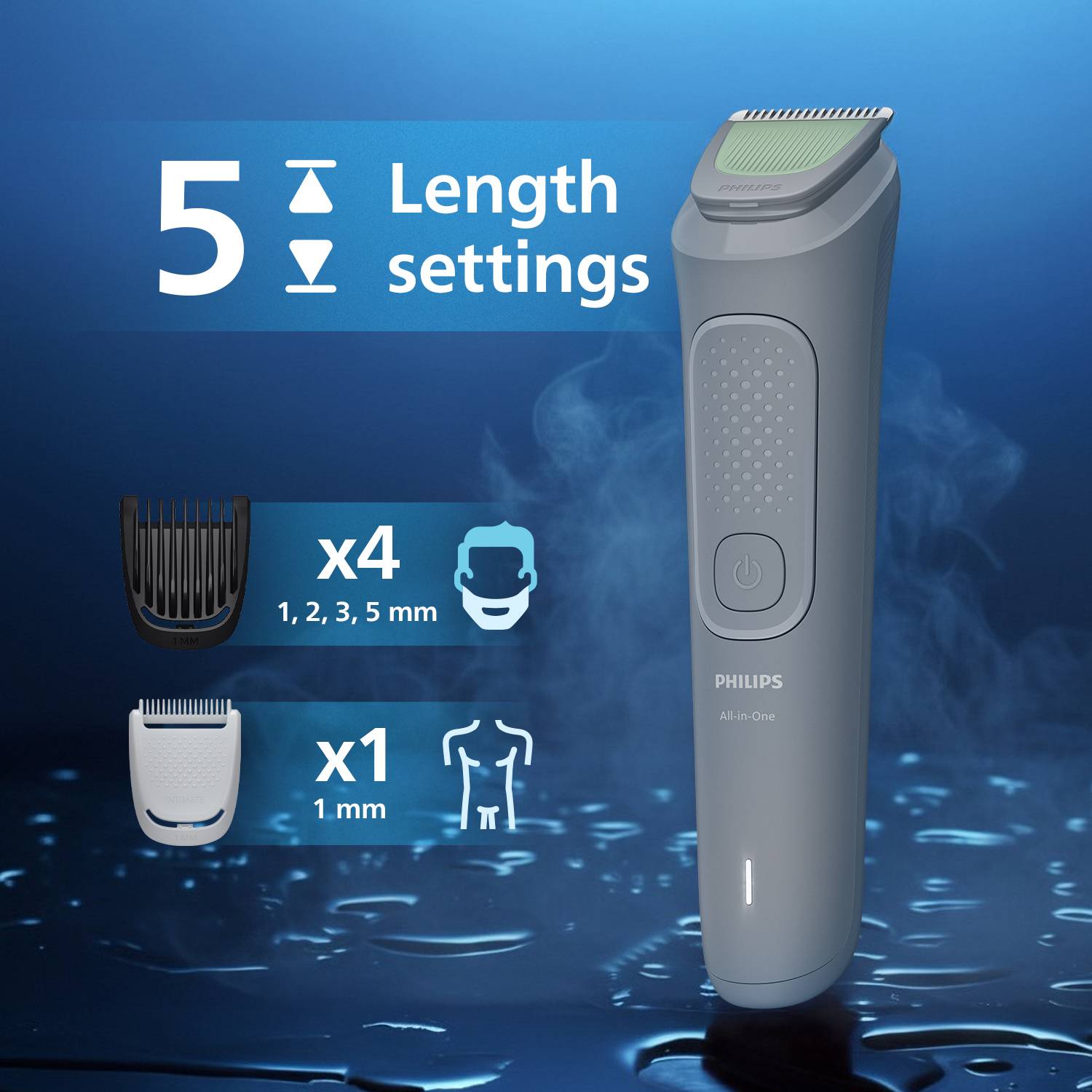 Philips MG3911/15 Waterproof Trimmer 60 min Runtime - Image 5