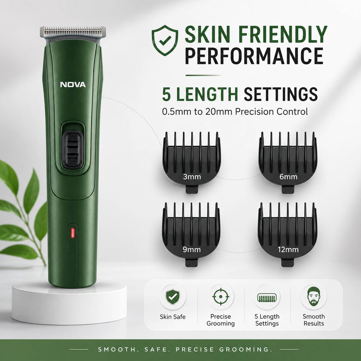 NOVA NHT 1039/03 USB Trimmer 45 min Runtime 5 Lengths - Image 2