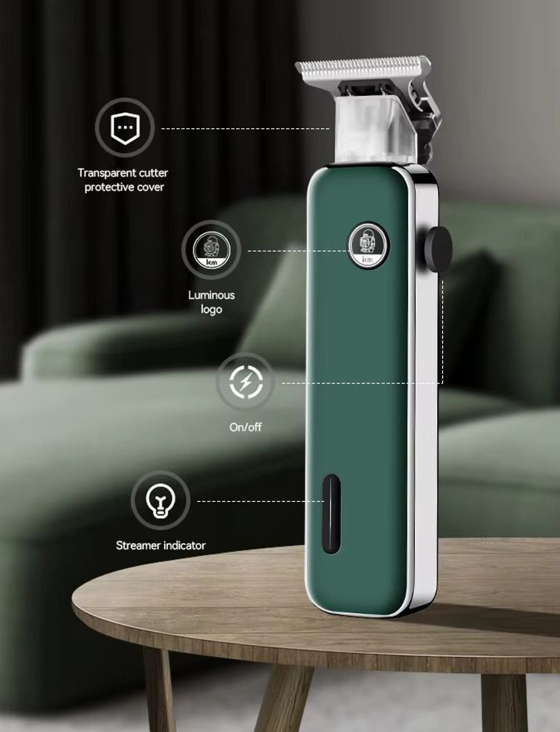 Image of Kemei KM-5098 Trimmer 60 min Runtime 4 Length Settings