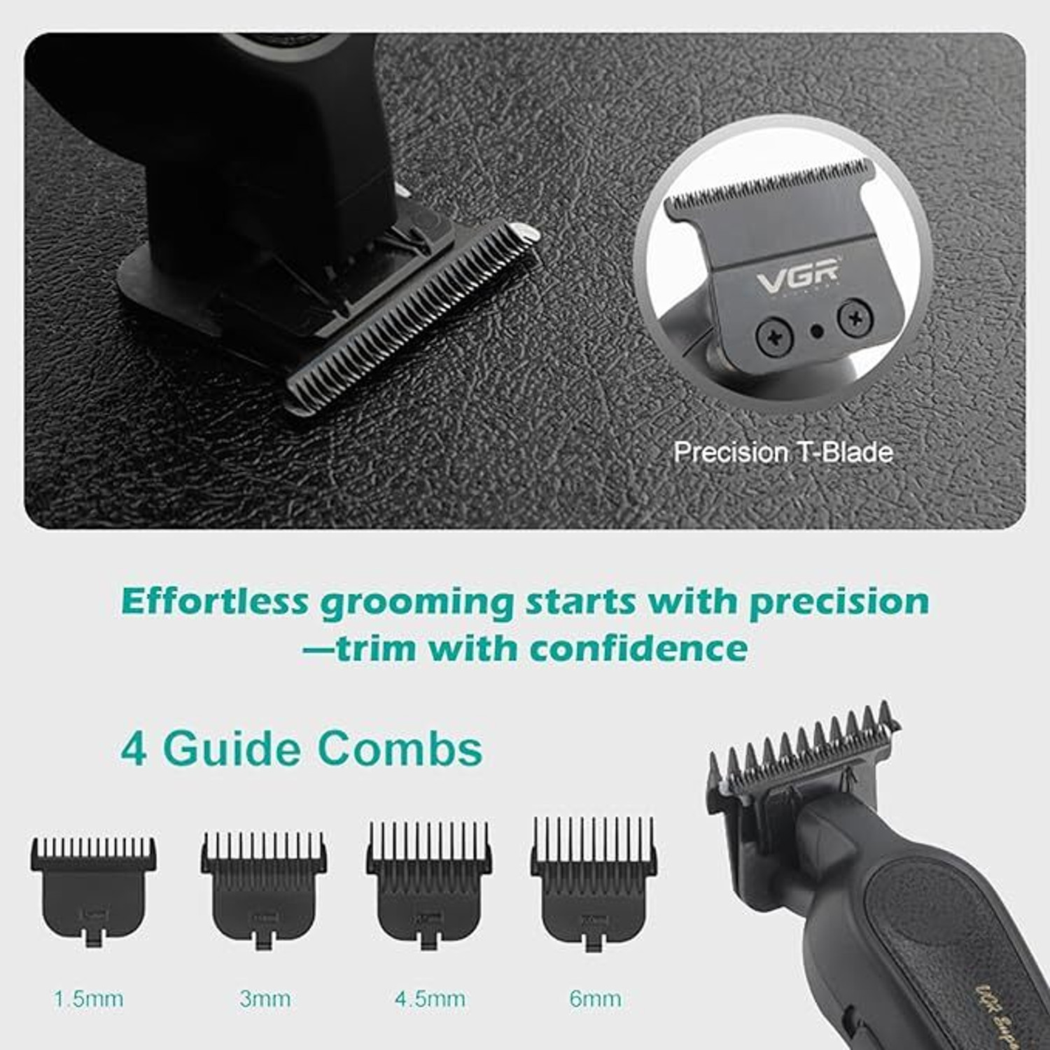 Image of VGR V-995 Trimmer 300 min Runtime 4 Length Settings
