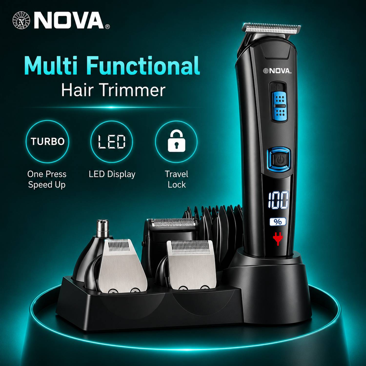 NOVA NG 1153/05 USB Trimmer 160 min Runtime - Image 3