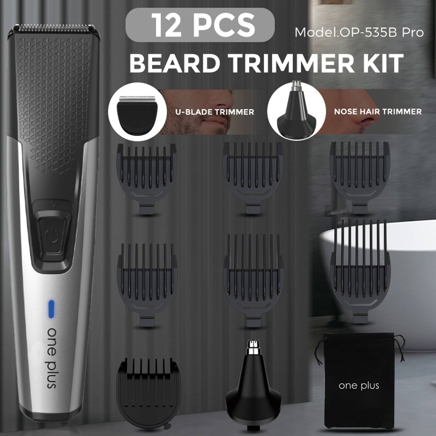 One Plus OP 535 Pro Cordless Trimmer - Image 4