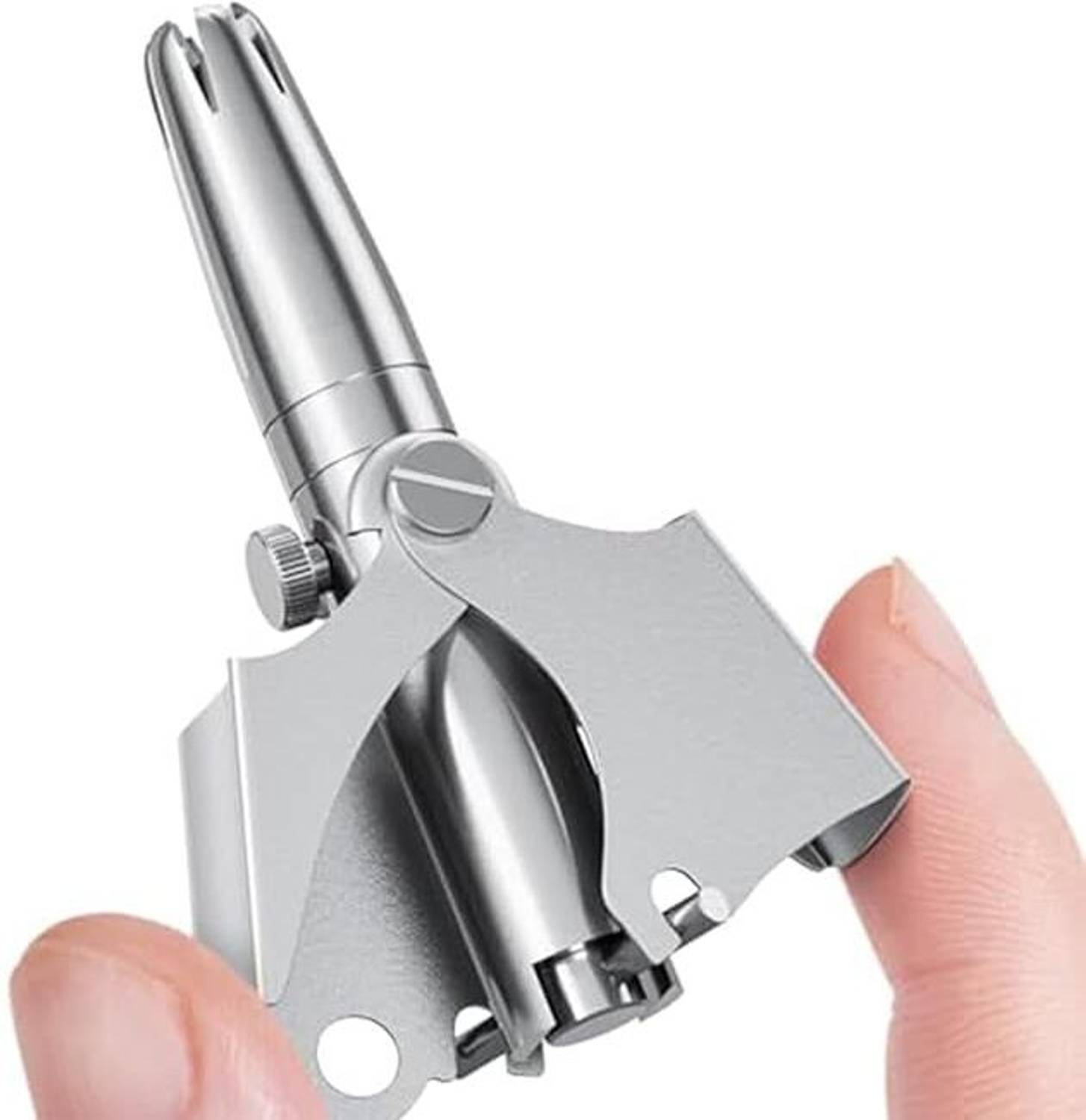 ShopVee Manual Nose Trimmer Stainless Steel, Painless & Easy