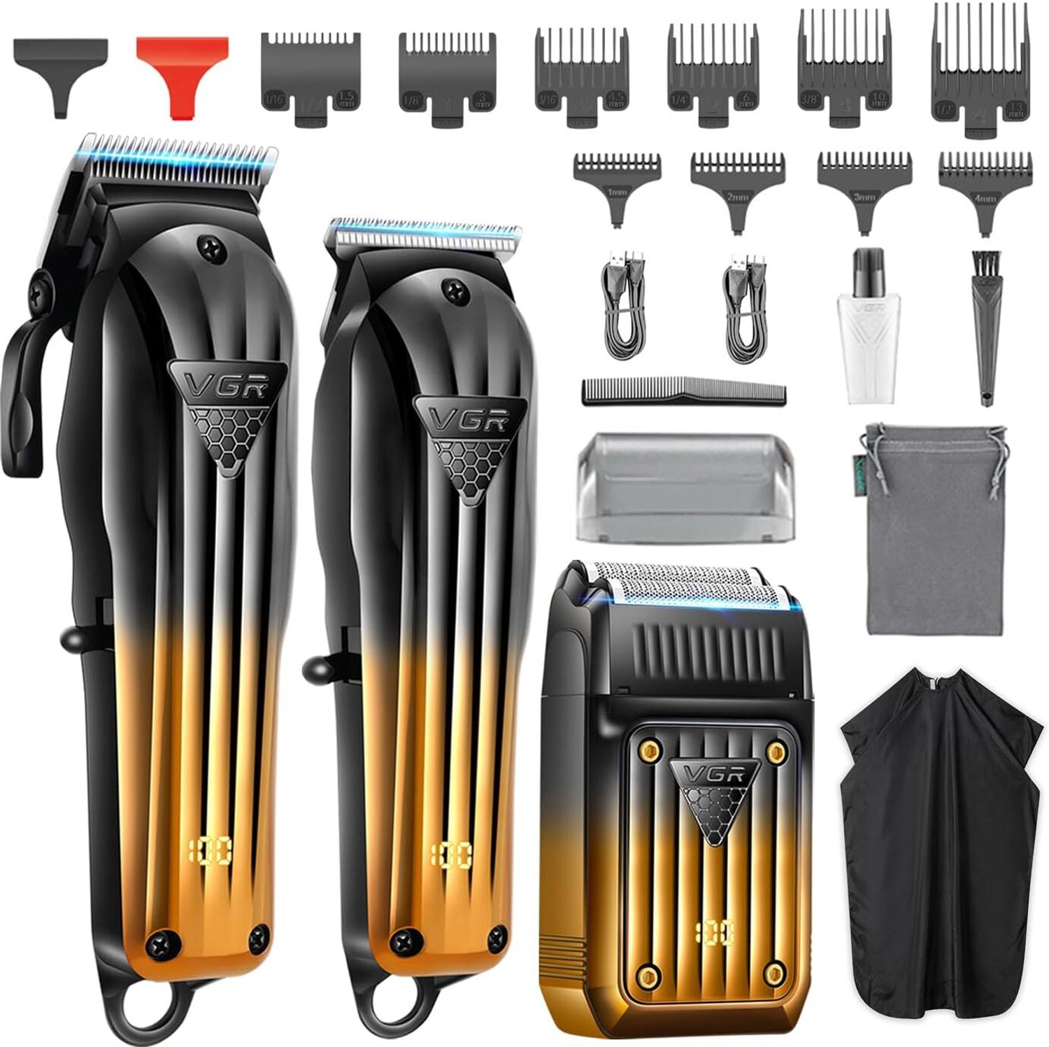 Image of VGR V-644 COMBO Grooming Kit 200 min Runtime 10 Length Settings