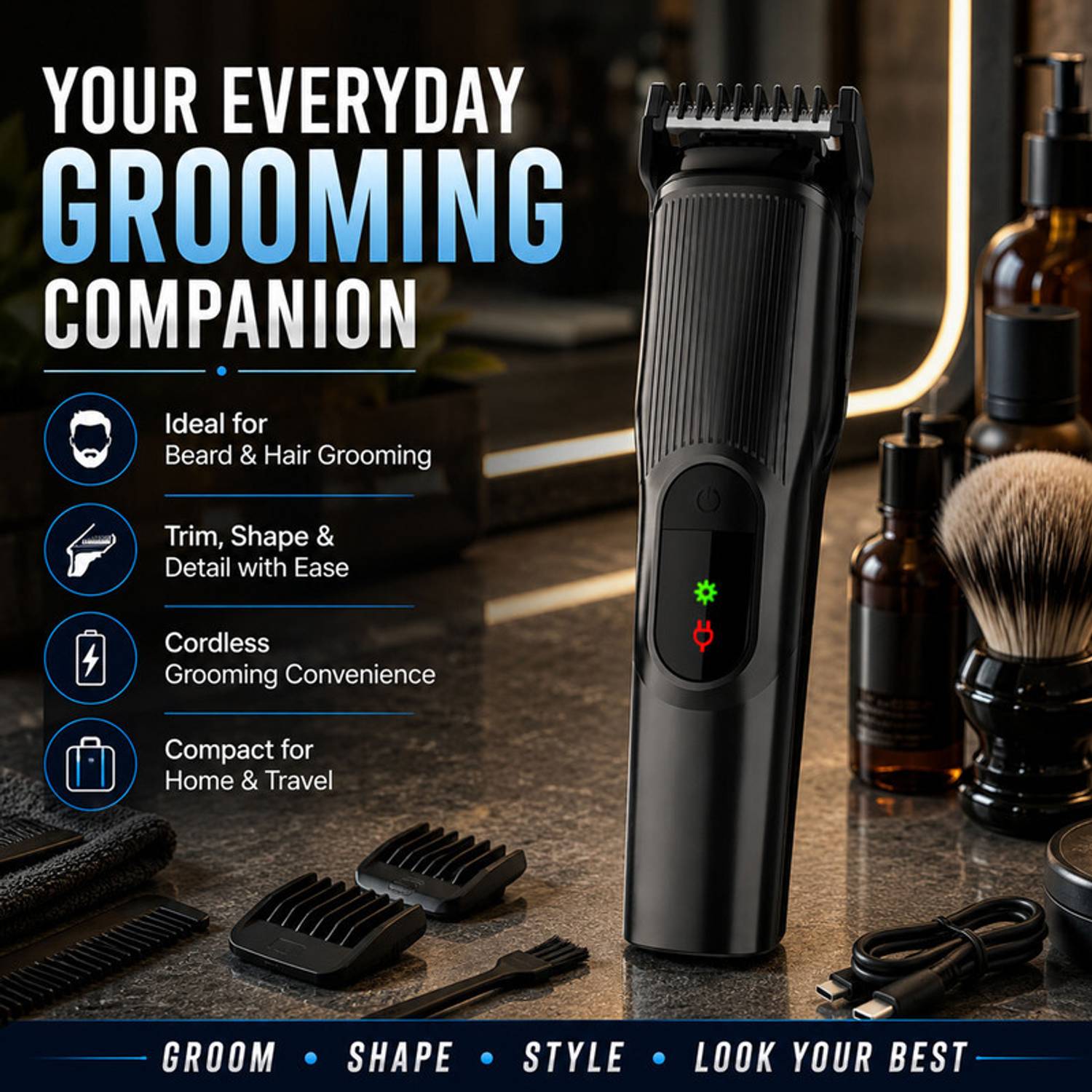 MynxeHTC Type-C Waterproof Trimmer - Image 5