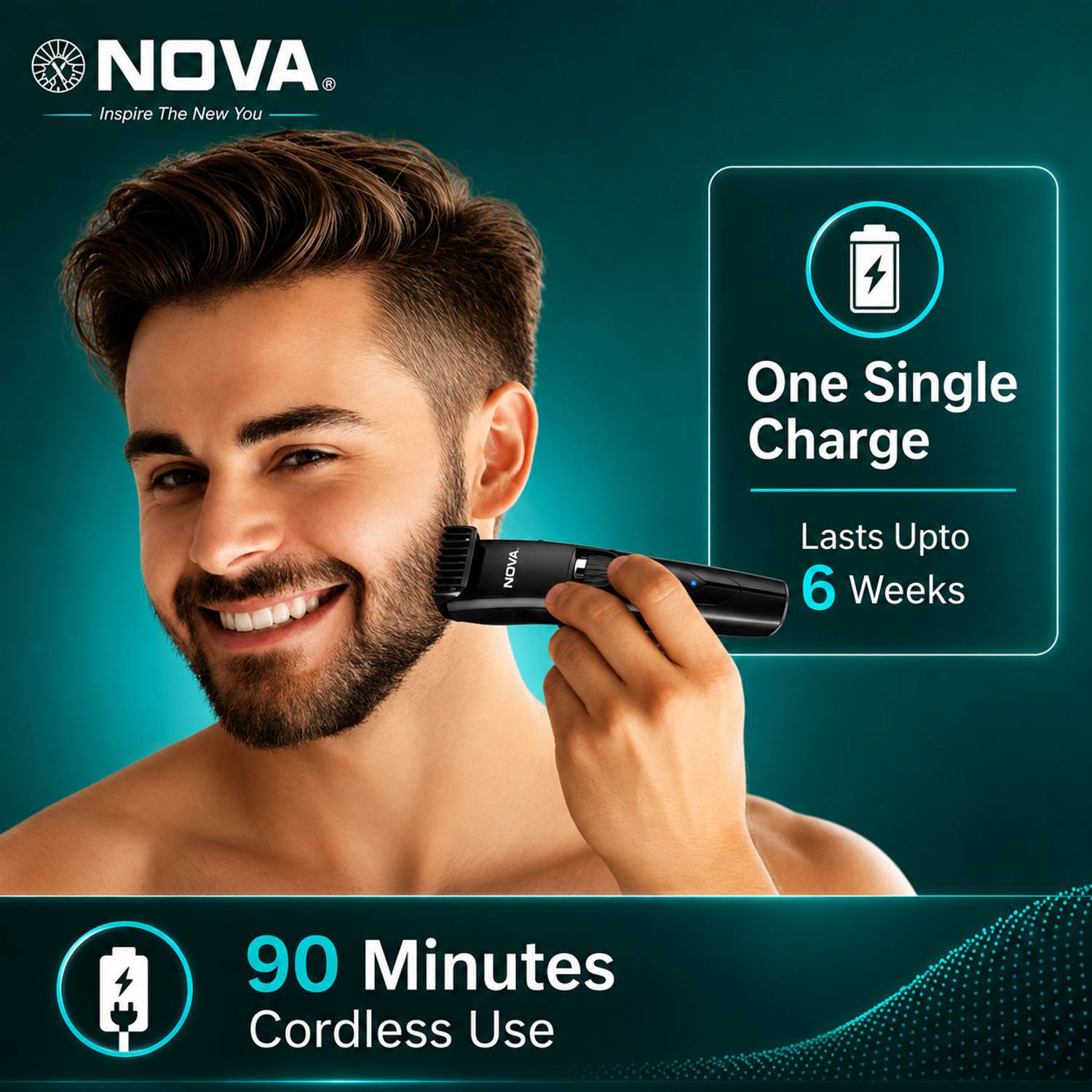 NOVA NHT 1052 Trimmer 90 min Runtime 40 Lengths - Image 4