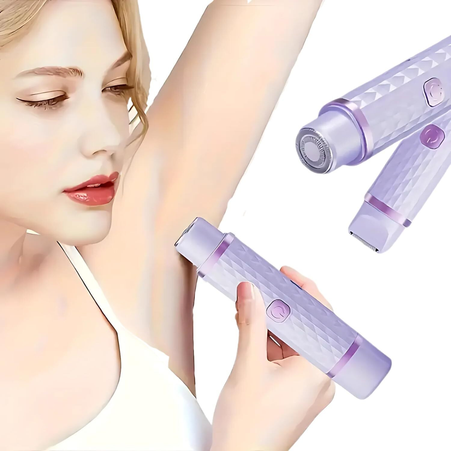 Image of HEWAN Bikini Trimmer for Women Electric Shaver for Face, Legs, Underarms & Pubic Hair Trimmer 60 min Runtime 0 Length Settings