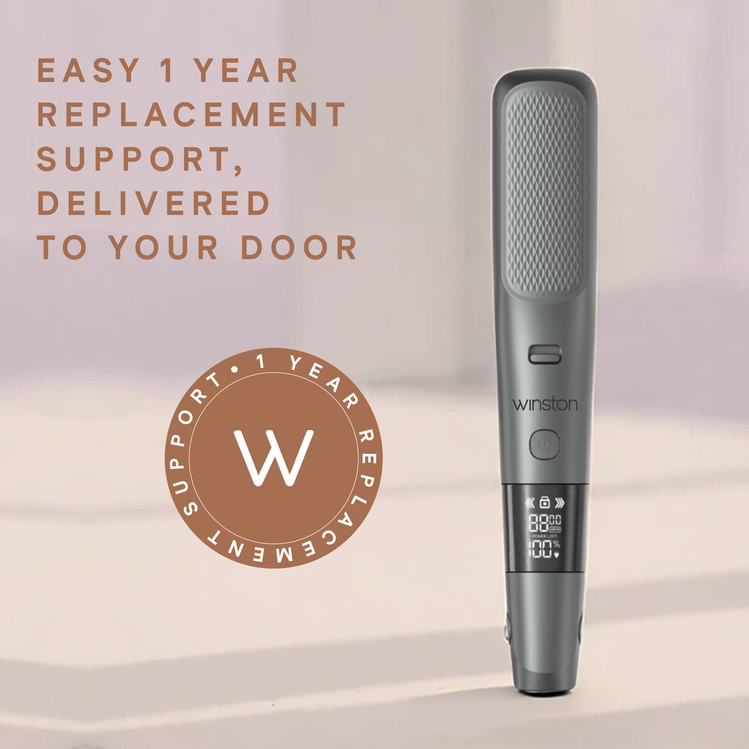 Image of Winston Rechargeable Automatic Cordless Split End Trimmer Trimmer 120 min Runtime 0 Length Settings