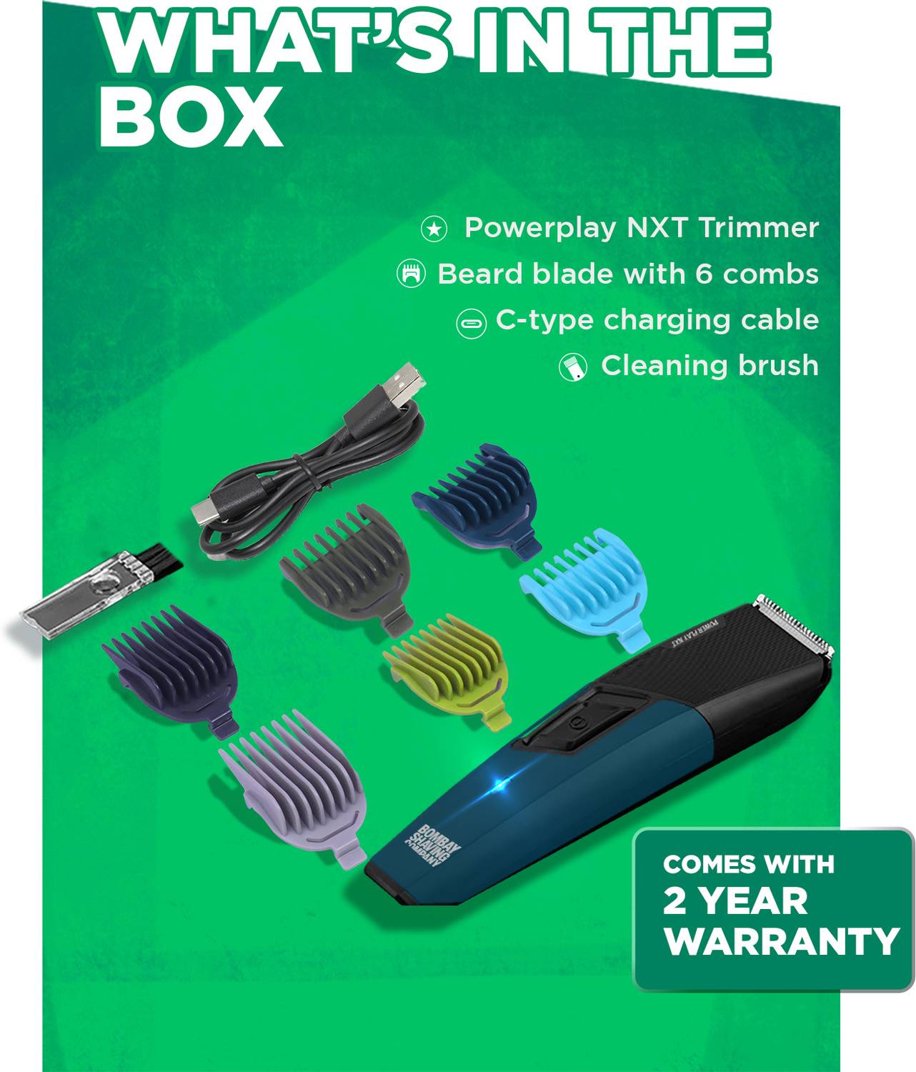 BOMBAY SHAVING COMPANY Power Play NXT Trimmer - Image 3