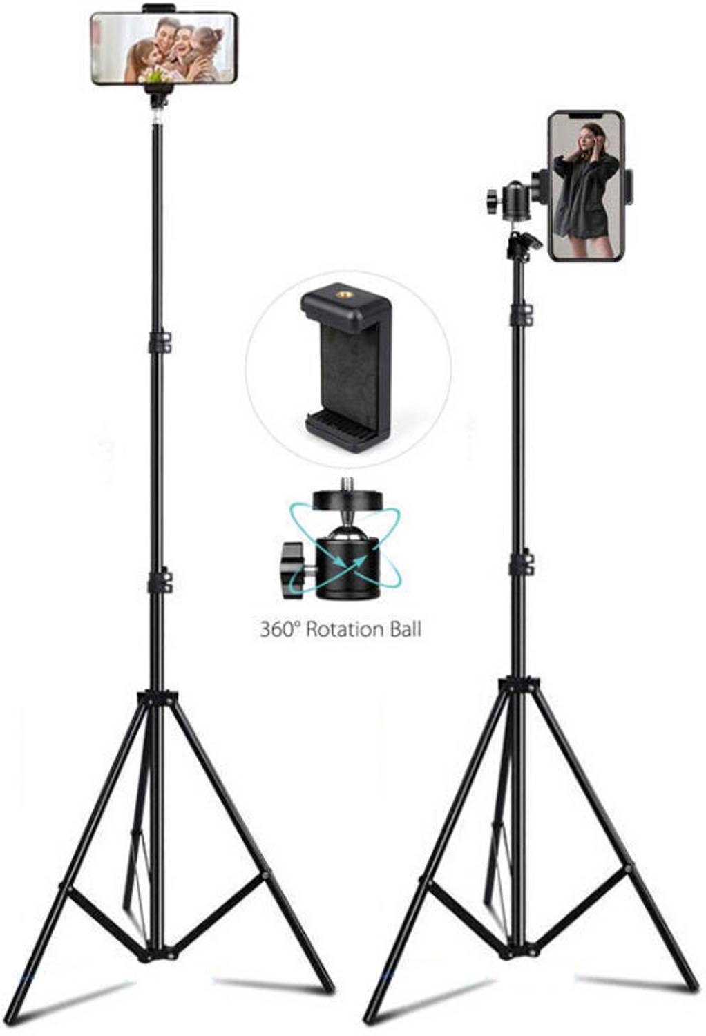SHUDAUSHI 6.9ft Metal Tripod Kit