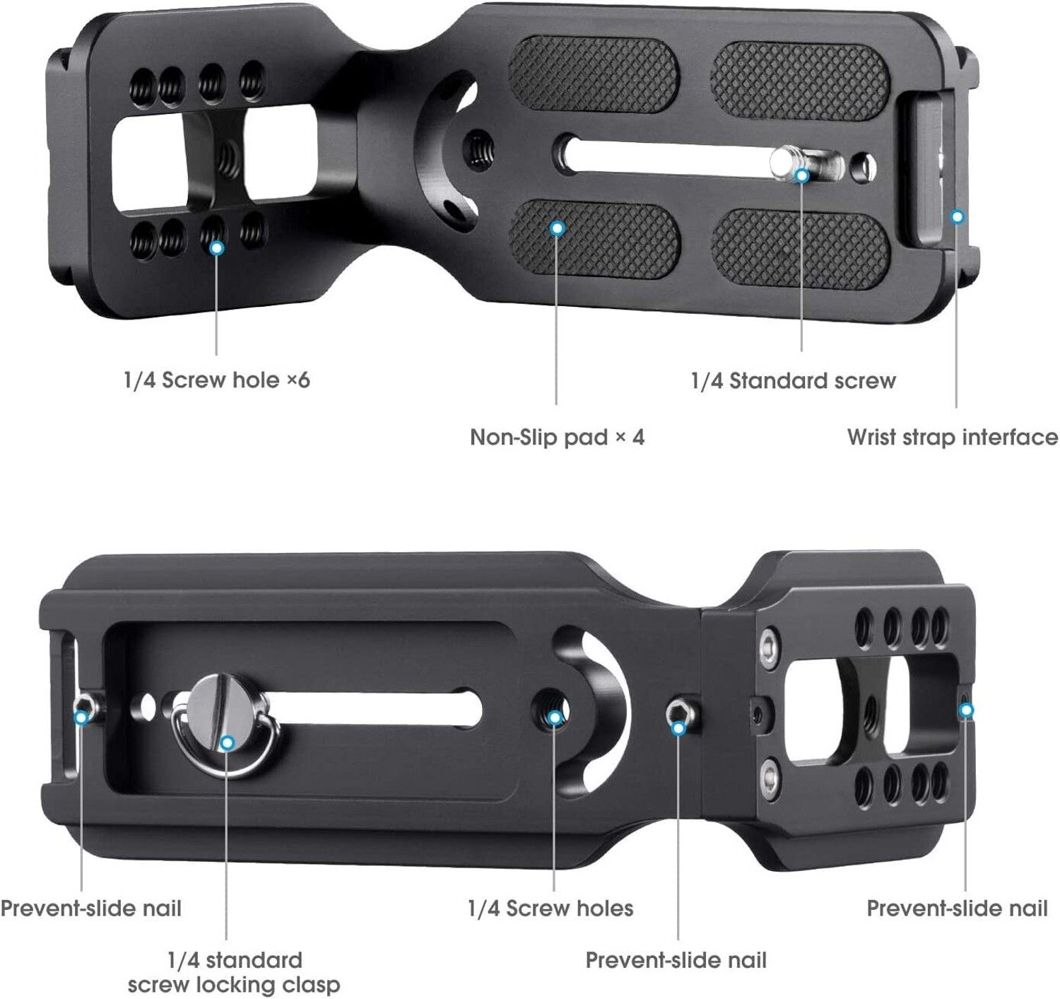 Image of Clickgone Body Grip Camera Mount (Black)