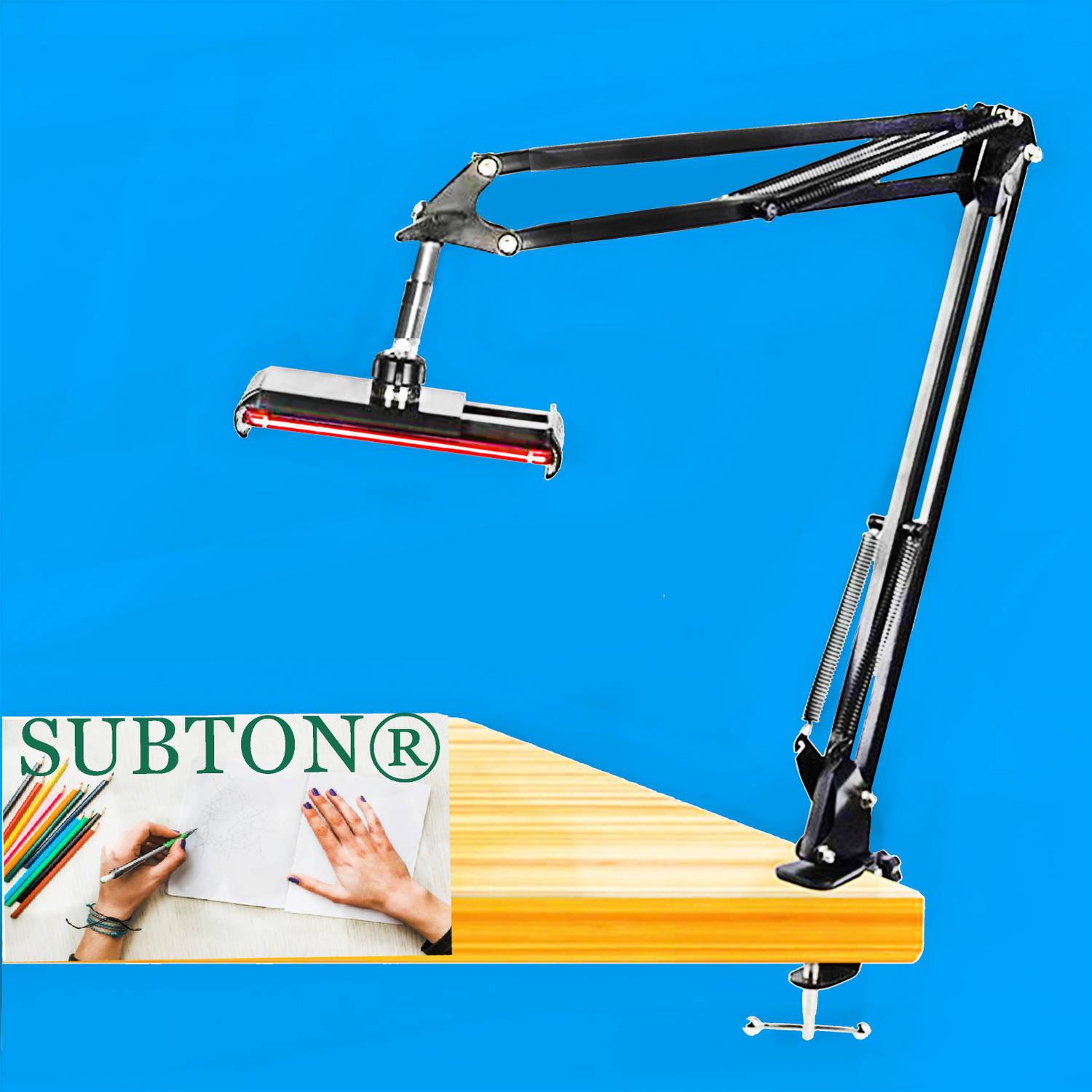 subton Overhead Tripod Camera Stand 360 Tablet Mobile Holder Cell Phone Stand Tripod, Tripod Bracket, Tripod Clamp, Tripod Ball Head