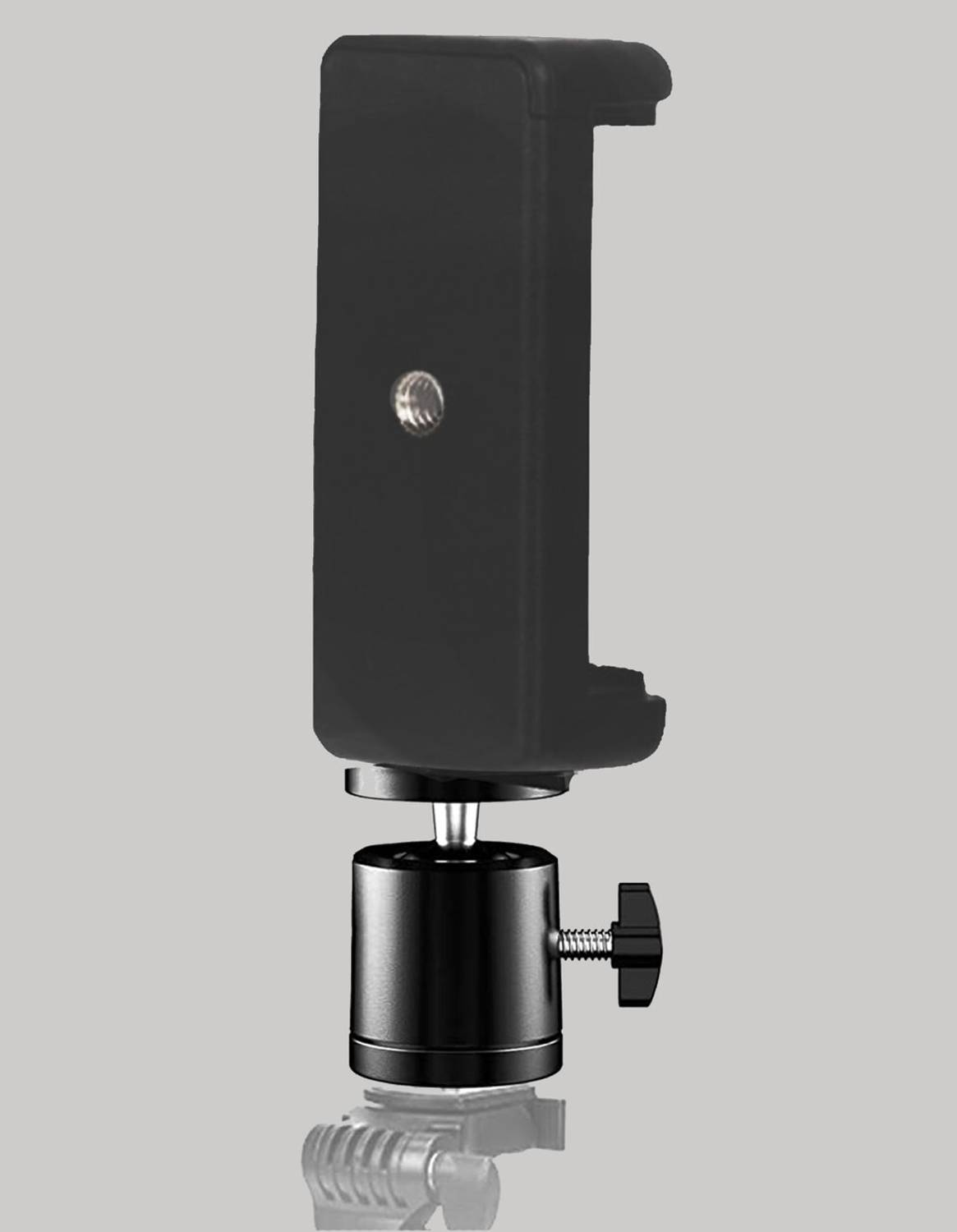 Speeqo Metal Ball Head with Monoclip Mobile Holder Clip Bracket | Swivel Mount Tripod Ball Head, Tripod Bracket, Tripod Clamp, Tripod Kit, Monopod, Monopod Kit