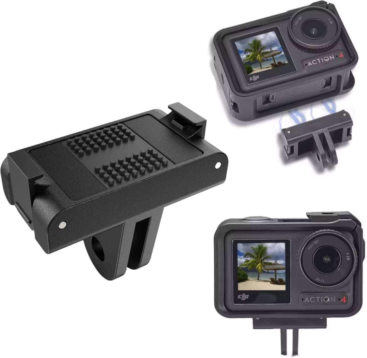 Verilux Tripod Mount Adapter Strong Magnetic Quick Release for Ac