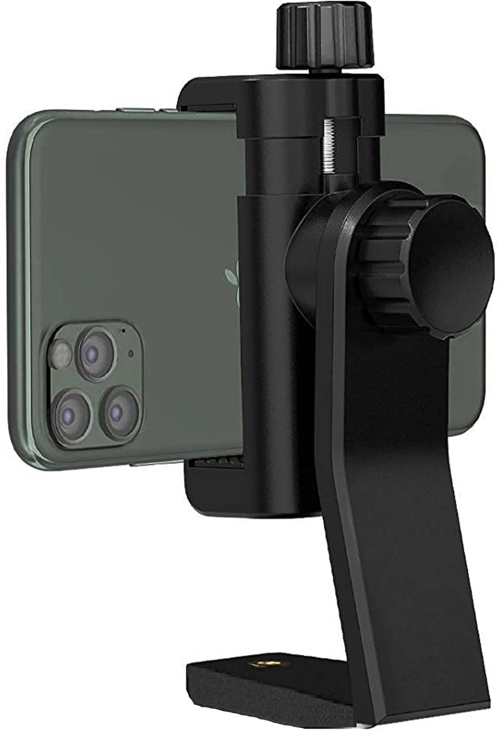 subton 360° Mobile Holder Mount for Tripod Camera Stand with Adjustable Clamp for Mobile Phone, Smartphones & All Types of Tripods Camera Stand |Open & Close System| Tripod Bracket, Tripod Clamp, Tripod Kit