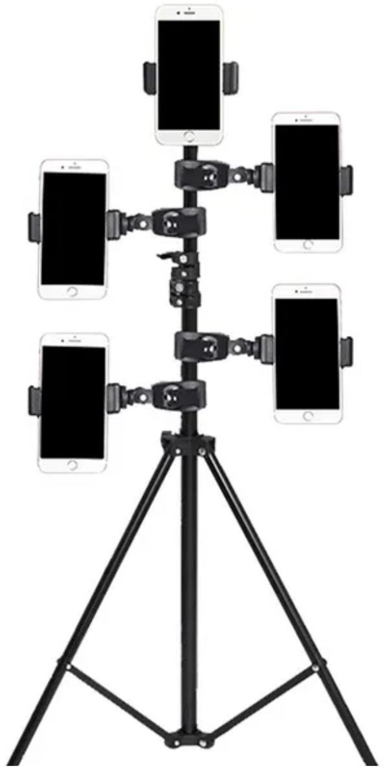 Image of FKU 2PC Clamp Tripod Bike Bicycle Handlebar Handle Bar Camera Mount +Tripod Adapter Tripod Bracket