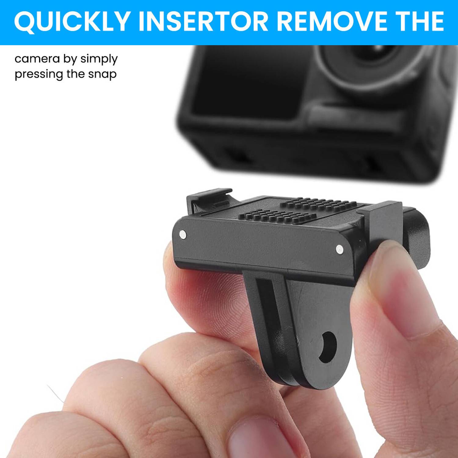 Zomei Magnetic Quick Release Tripod Mount Adapter for Action Cams - Image 5