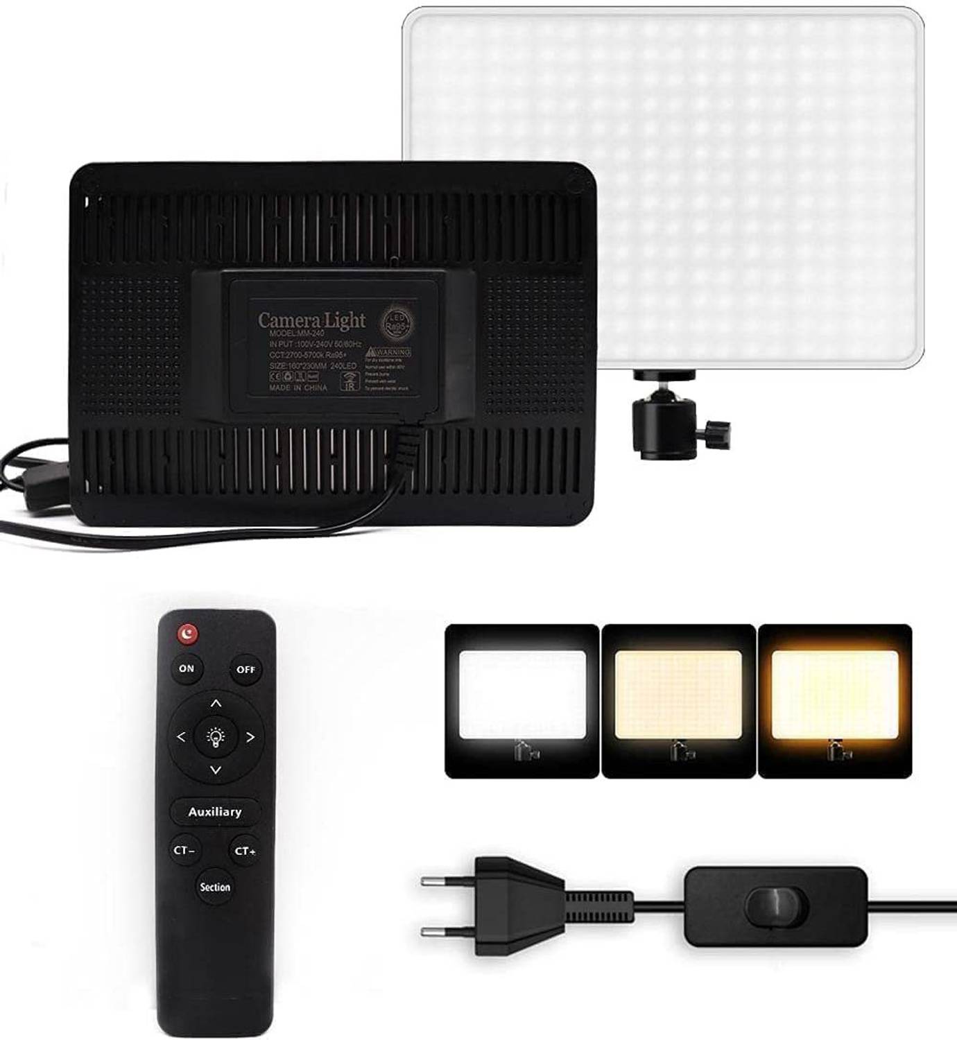 GiftMax LED Video Soft Light Panel with 6F Tripod Kit - Image 3