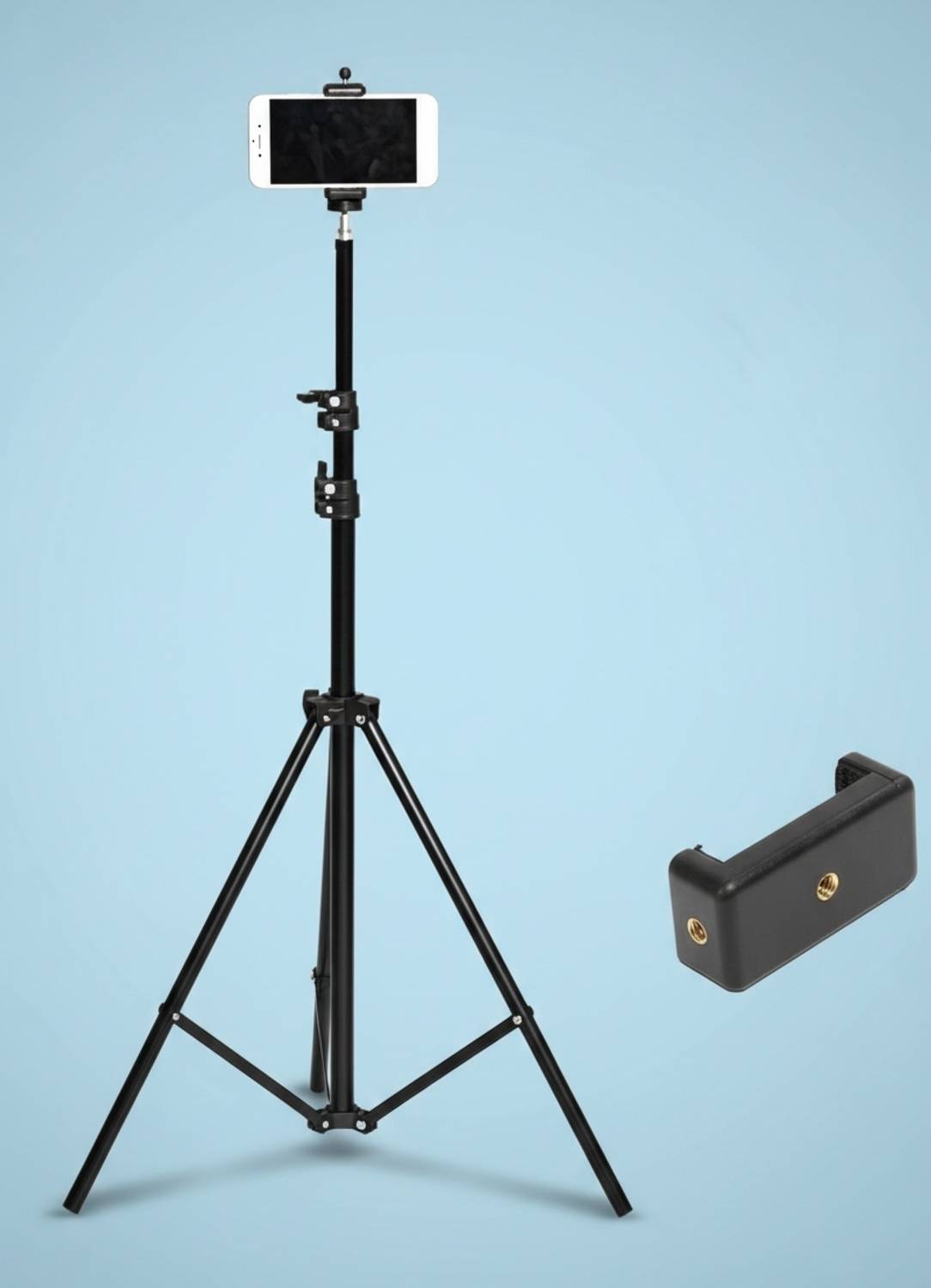Azyro 7 feet long,tripod stand, monopod, lightweight tripod kit(supports up to 2000g) Tripod Kit, Tripod, Monopod Kit, Monopod