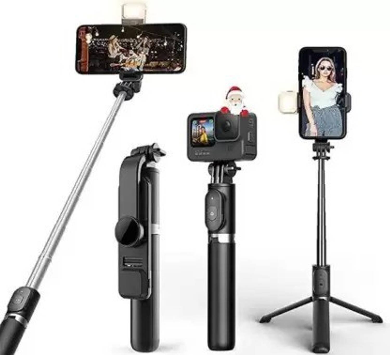 DL ZONE R1S 3-in-1 Multifunctional Selfie Stick Tripod Tripod Kit