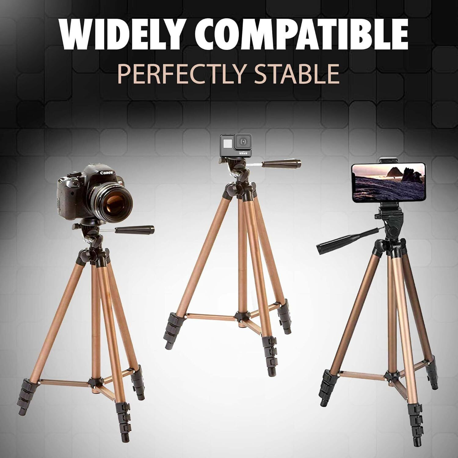 Image of Kratos Tripod Stand Tripod Kit, Monopod Kit, Tripod Clamp