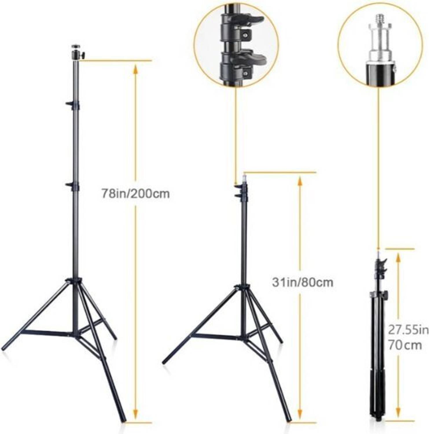 BESTFLY 10” RGB Ringlight with Tripod - Image 2