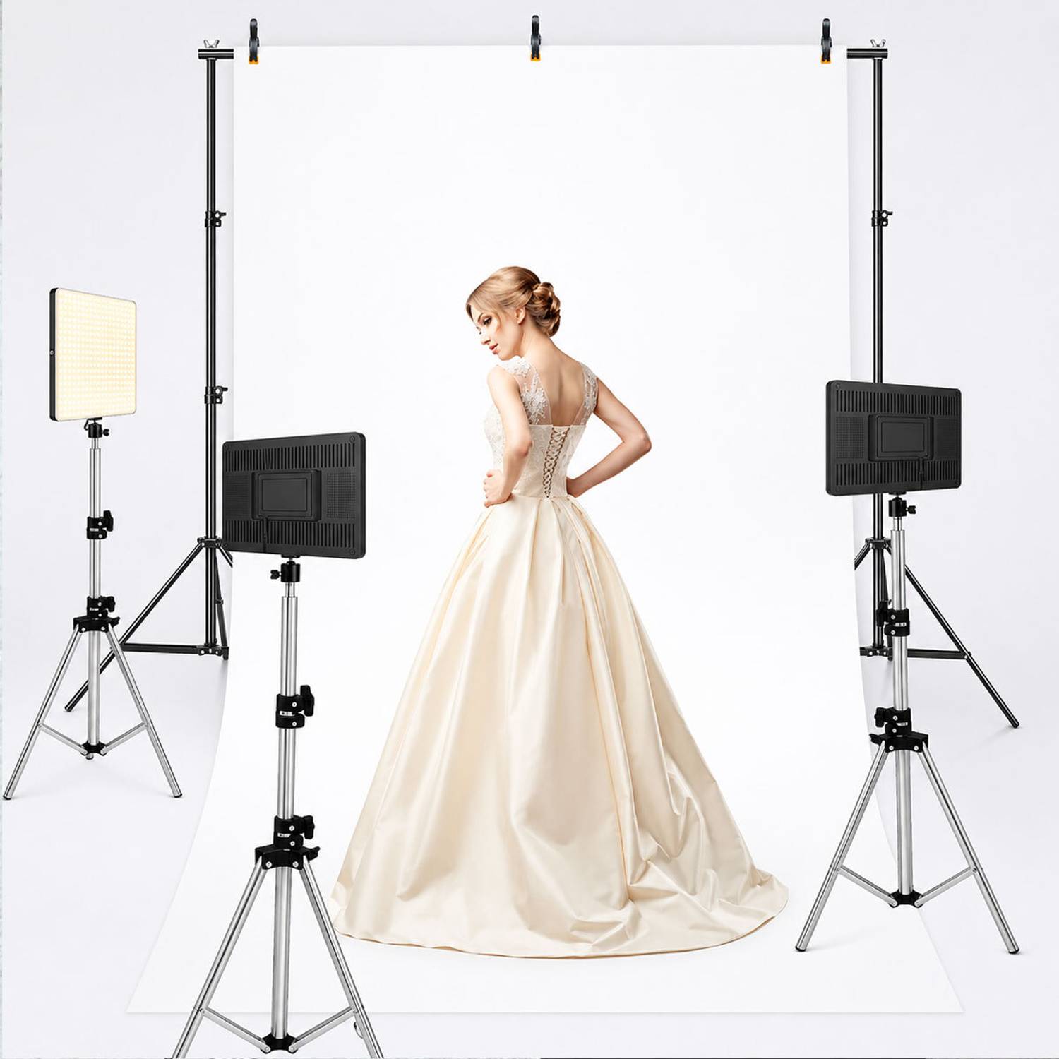 GiftMax LED Video Soft Light Panel with 6F Tripod Kit - Image 4